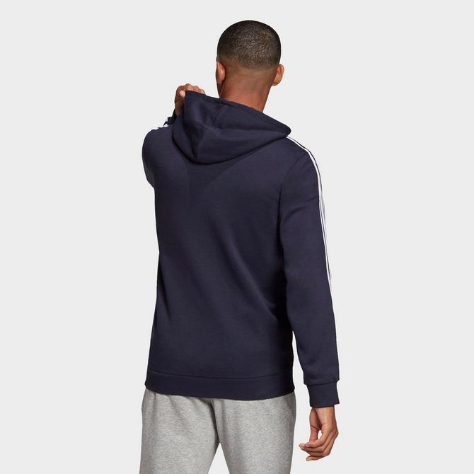 Men's adidas Essentials Fleece 3-Stripes Full Zip Hoodie