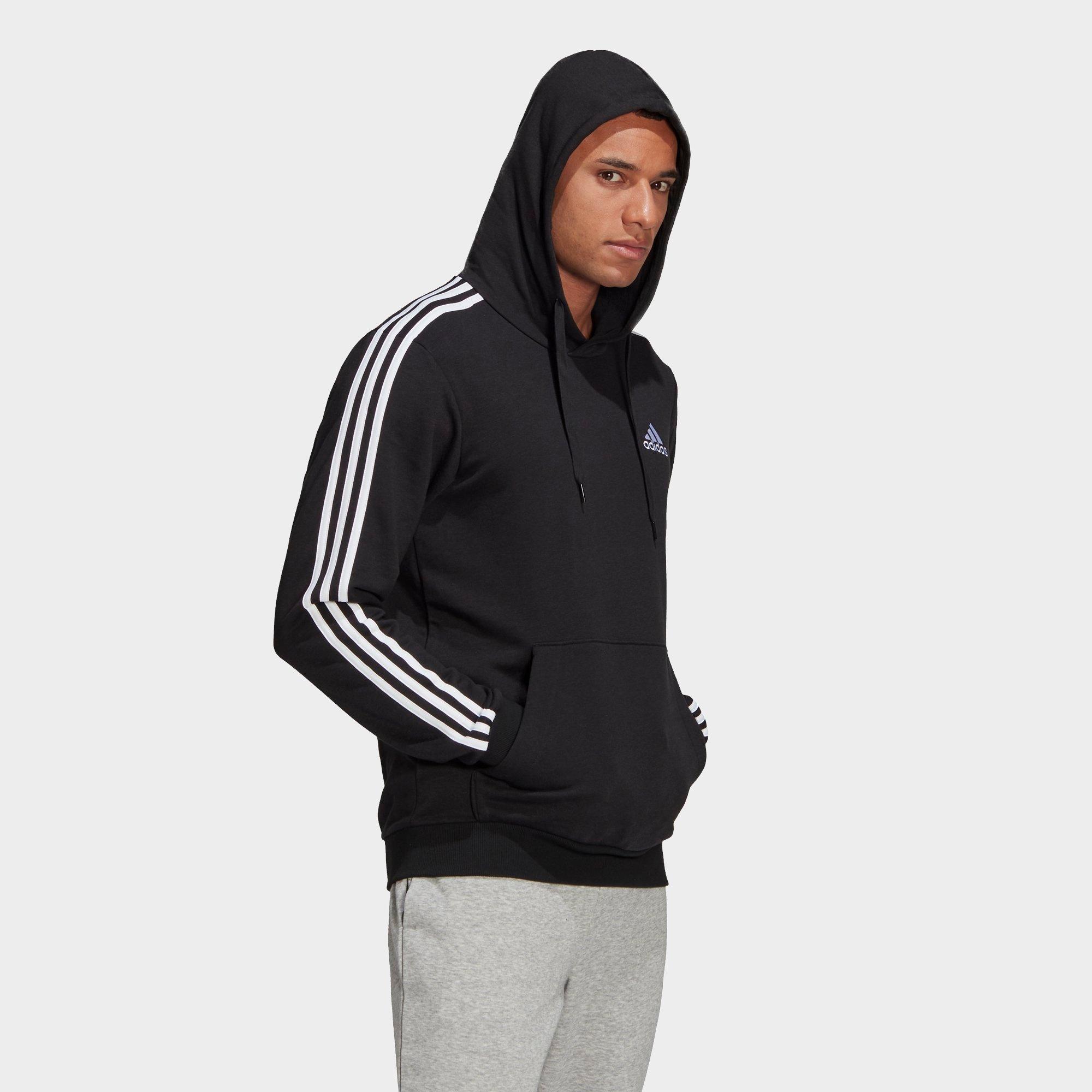 Men S Adidas Essentials 3 Stripes Hoodie Finish Line