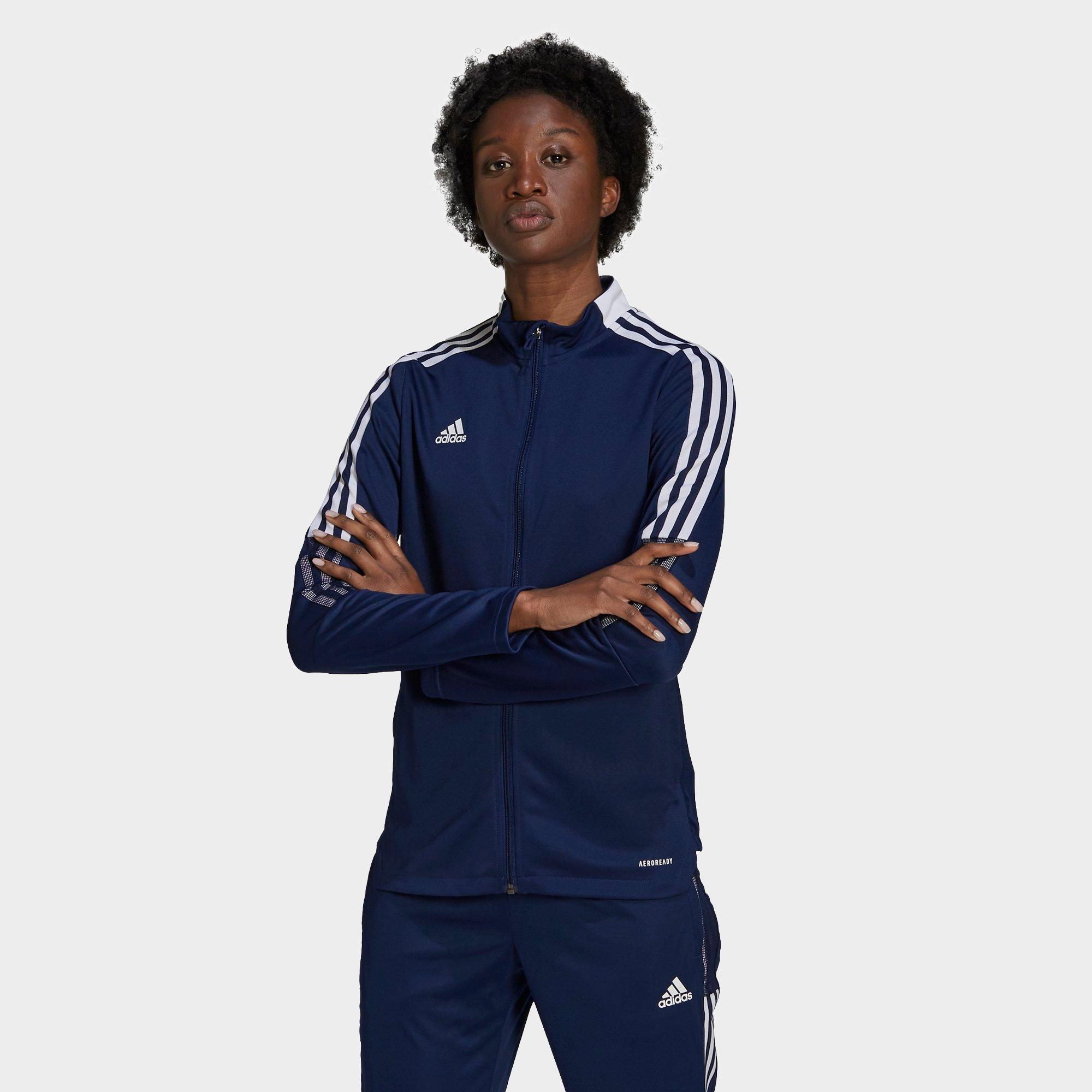 adidas track jacket navy