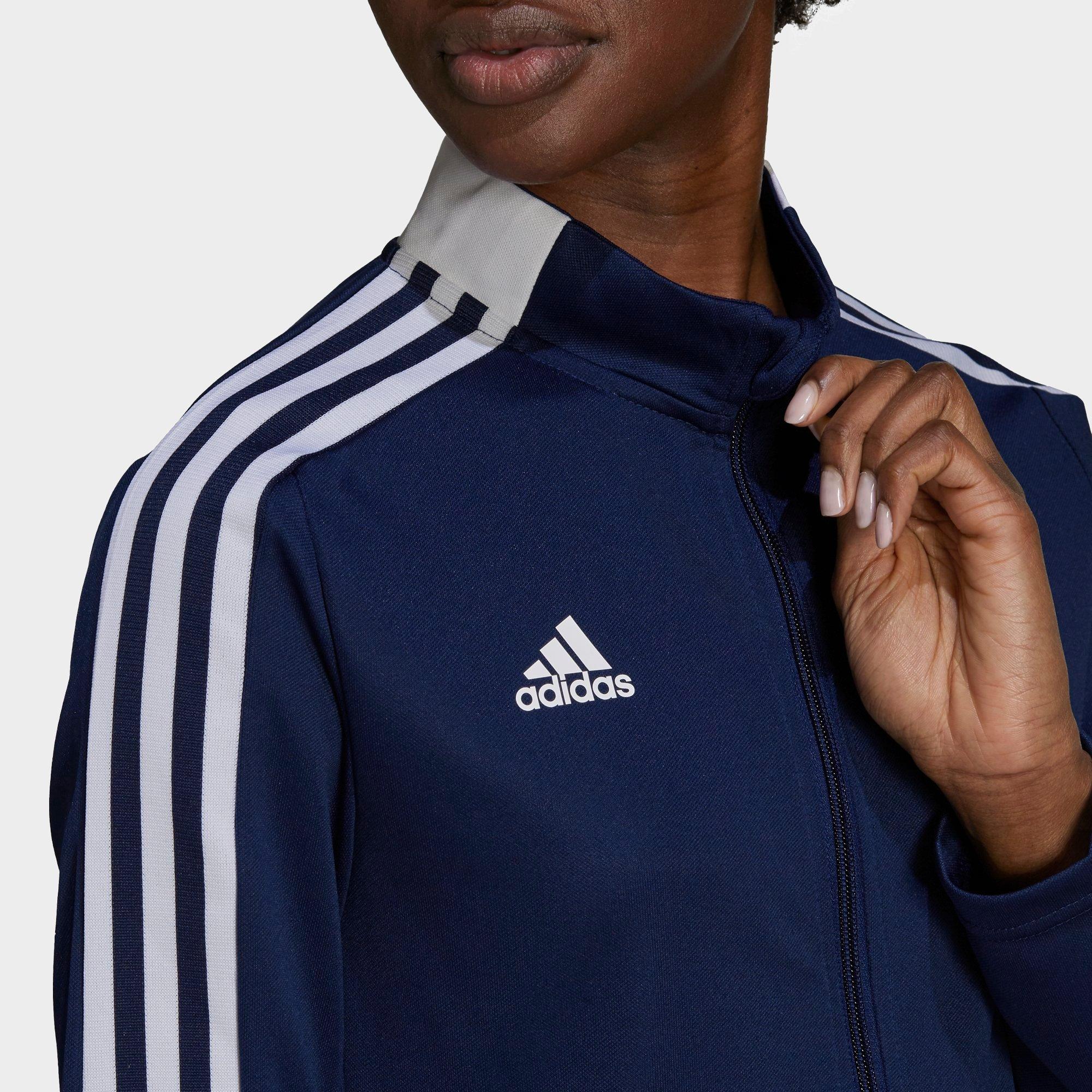 adidas track jacket navy