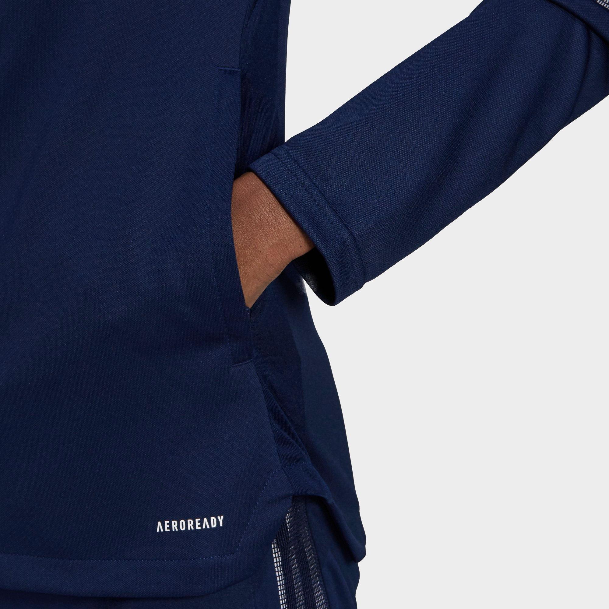 navy blue adidas track jacket