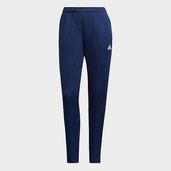 Front view of Women's adidas Tiro 21 Track Pants in Team Navy Blue Click to zoom