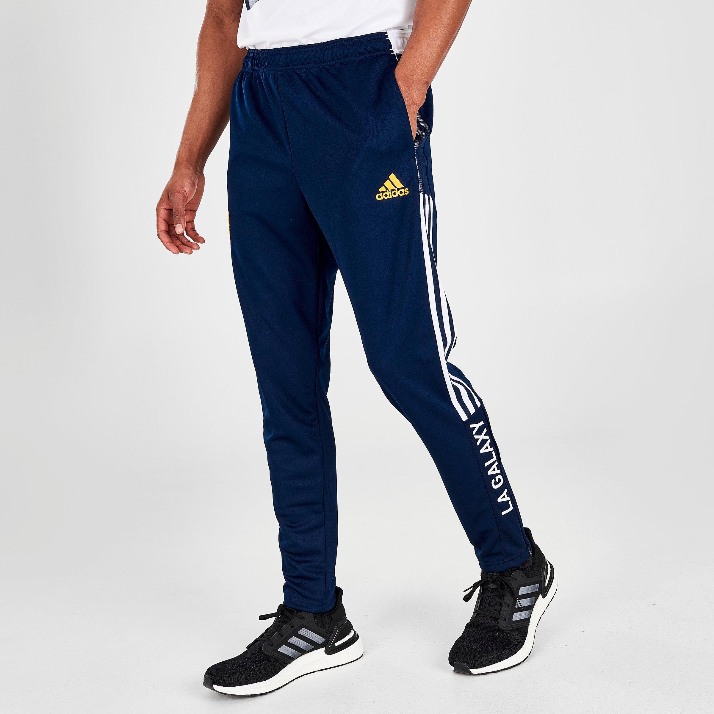 navy blue adidas soccer pants