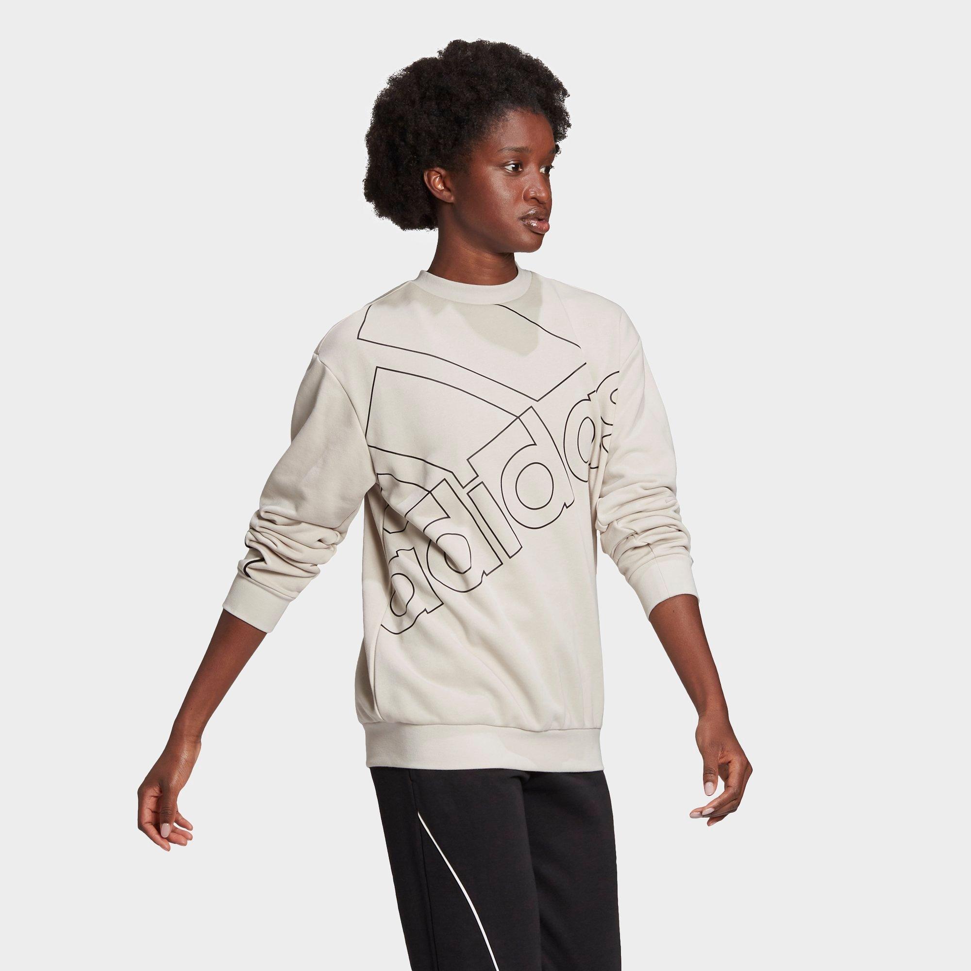 adidas women's logo crew sweatshirt