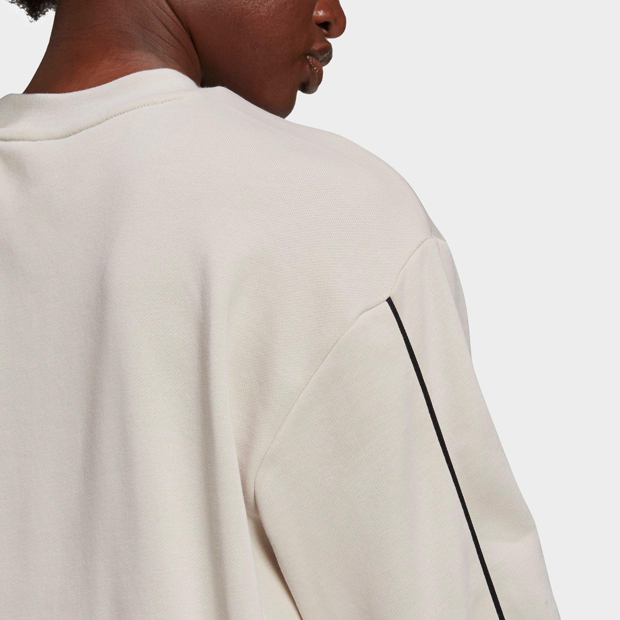 adidas women's logo crew sweatshirt