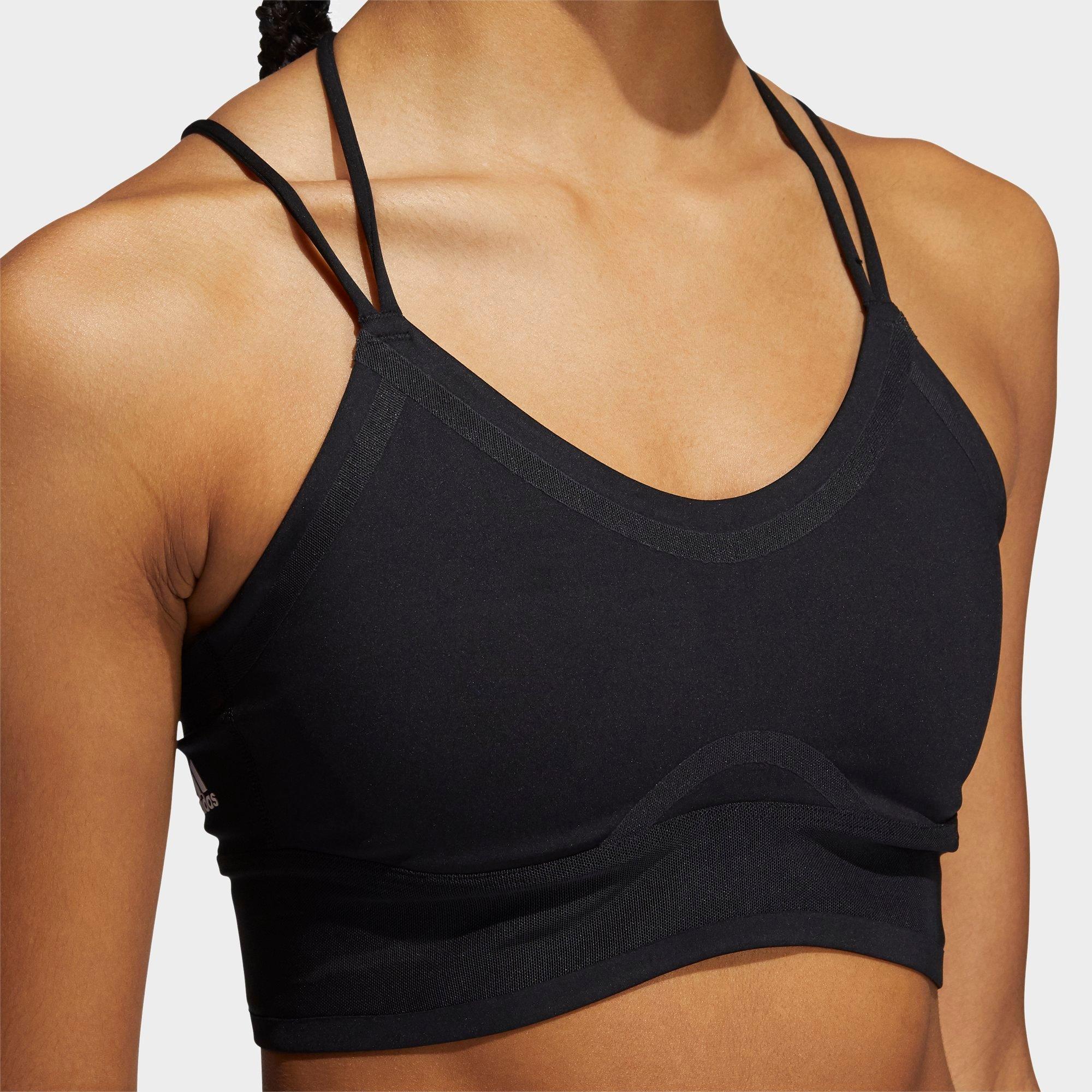 adidas zip up sports bra