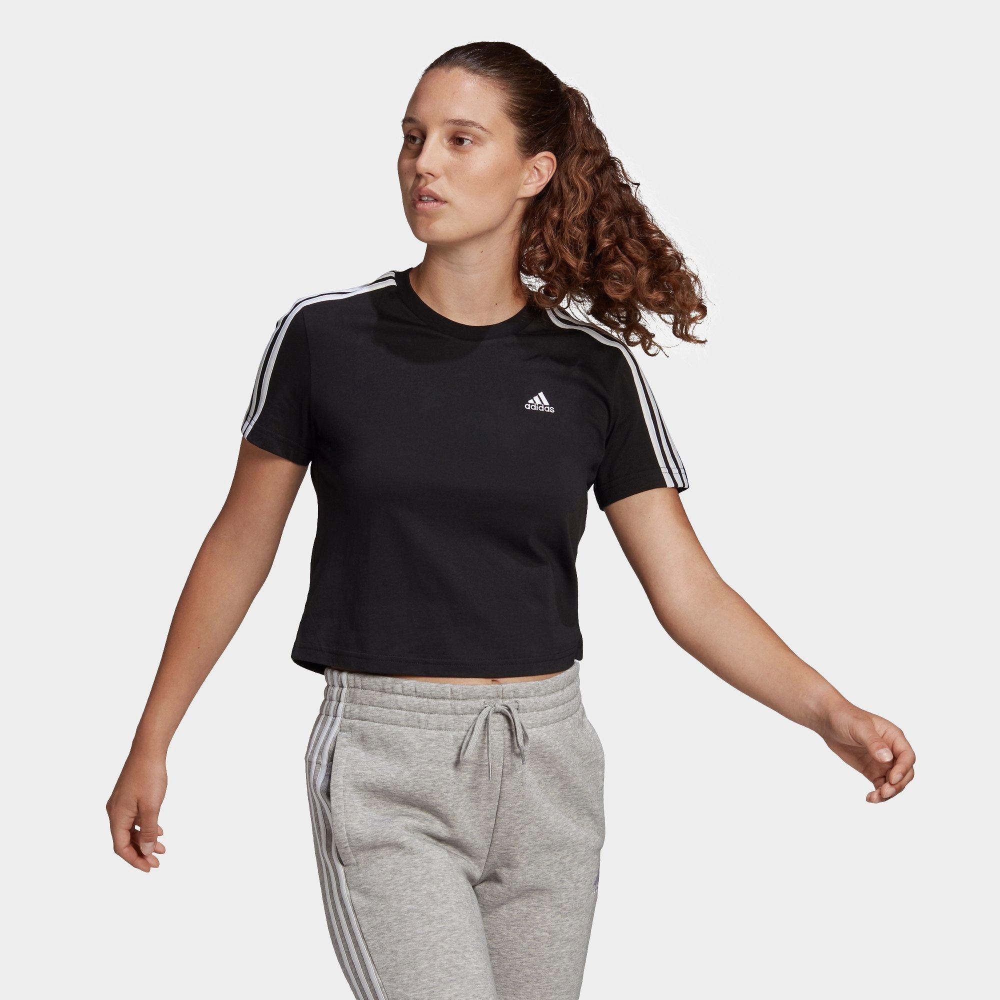 adidas cropped t shirt women's