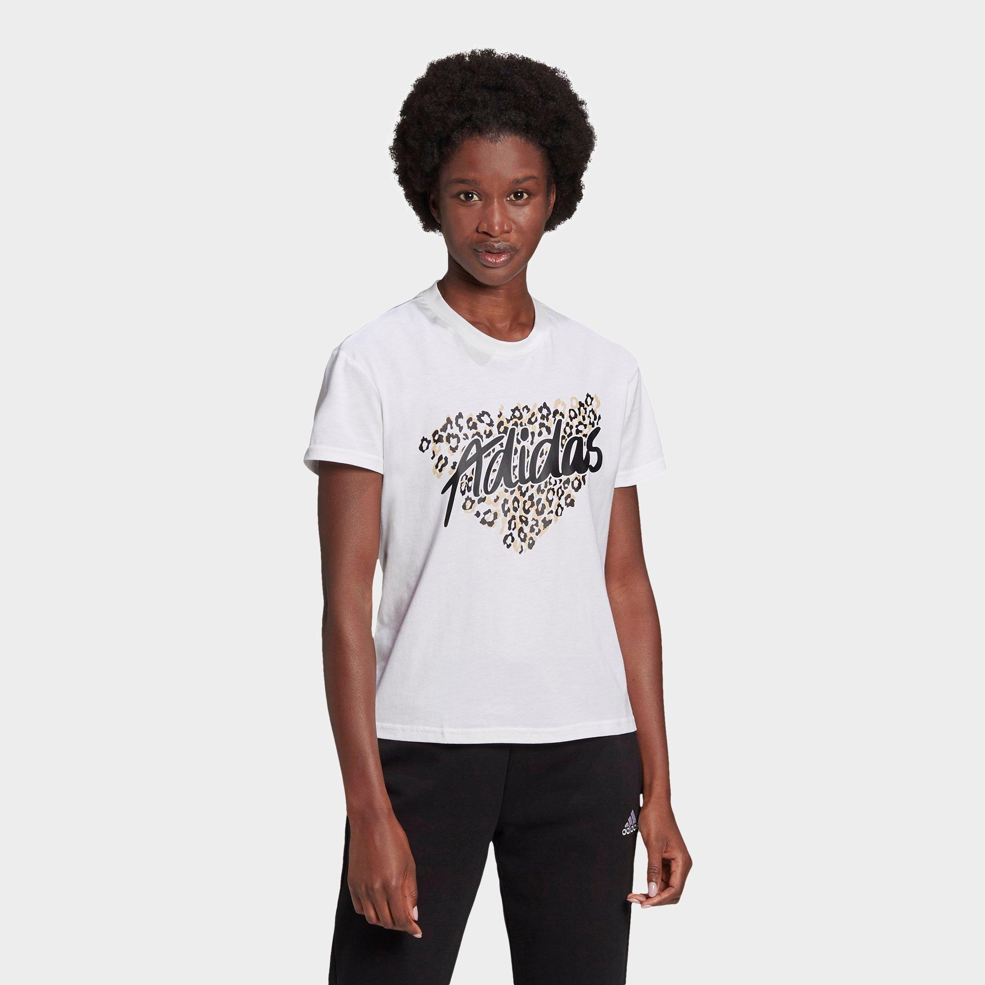 leopard print adidas t shirt
