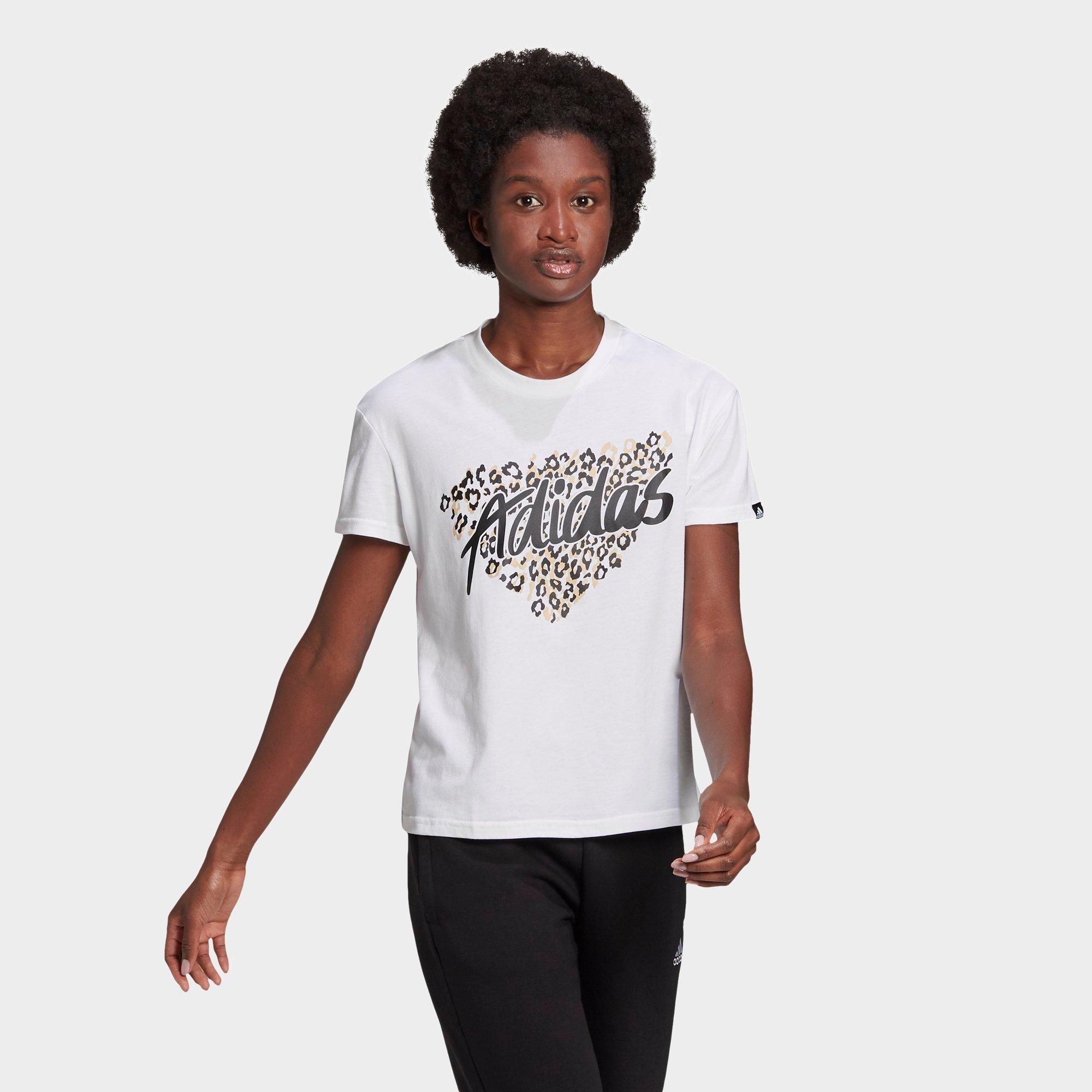 leopard print adidas t shirt