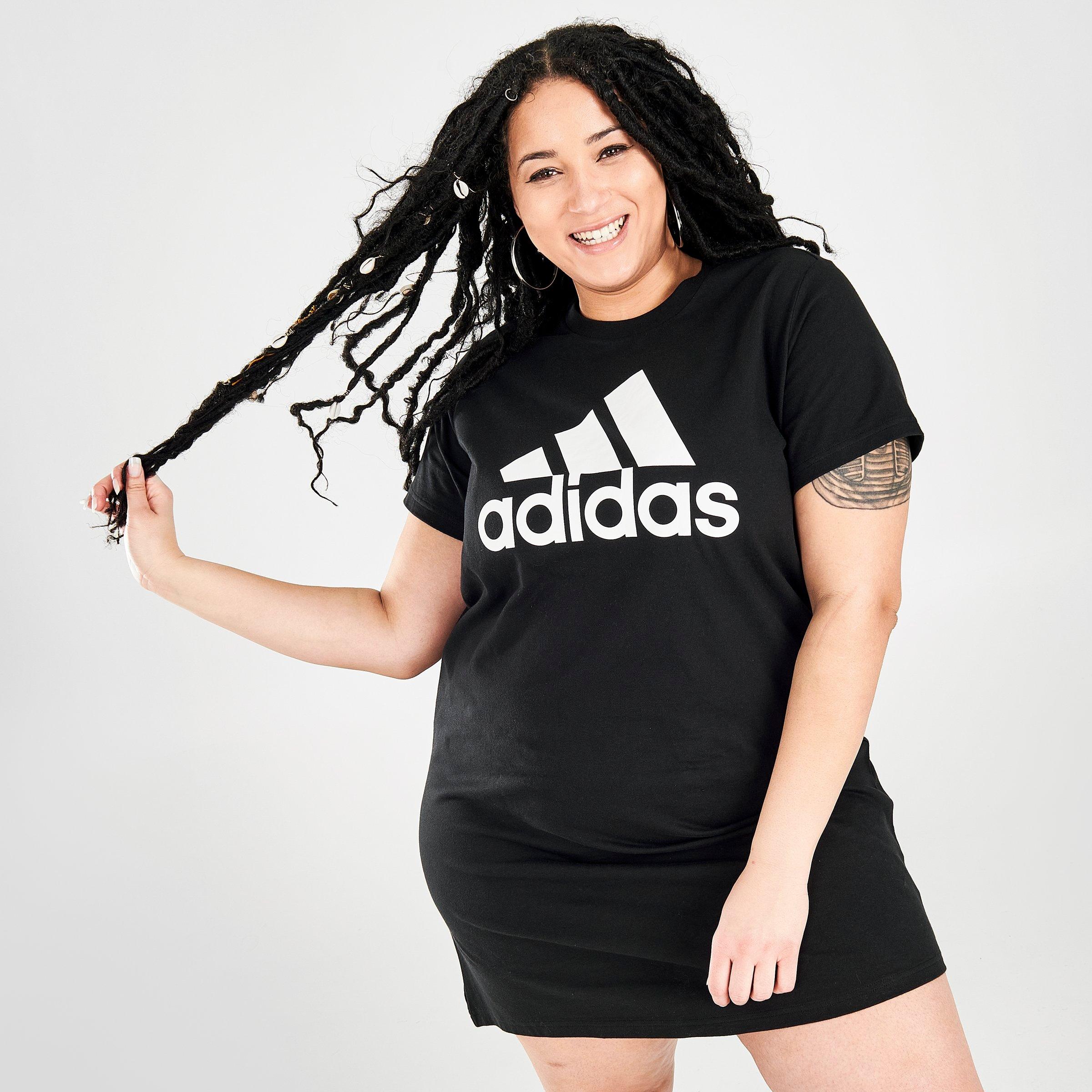 adidas black t shirt dress