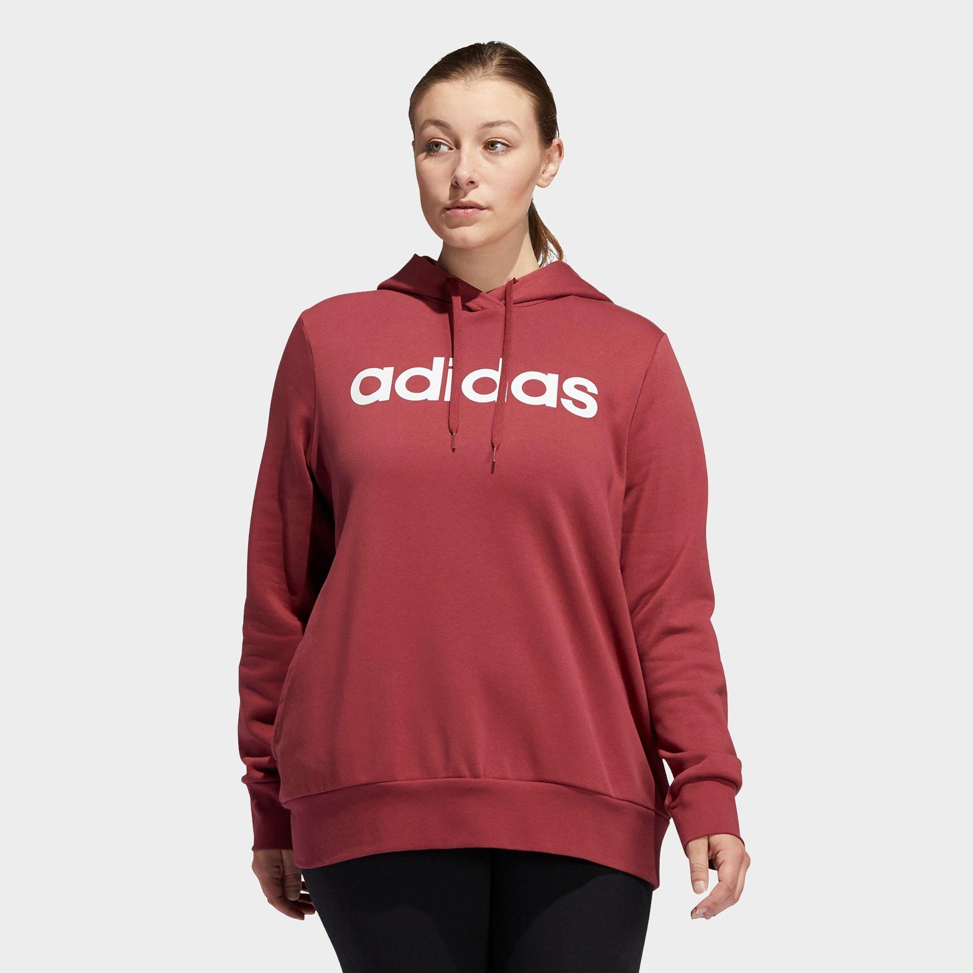 adidas originals large linear overhead hoodie