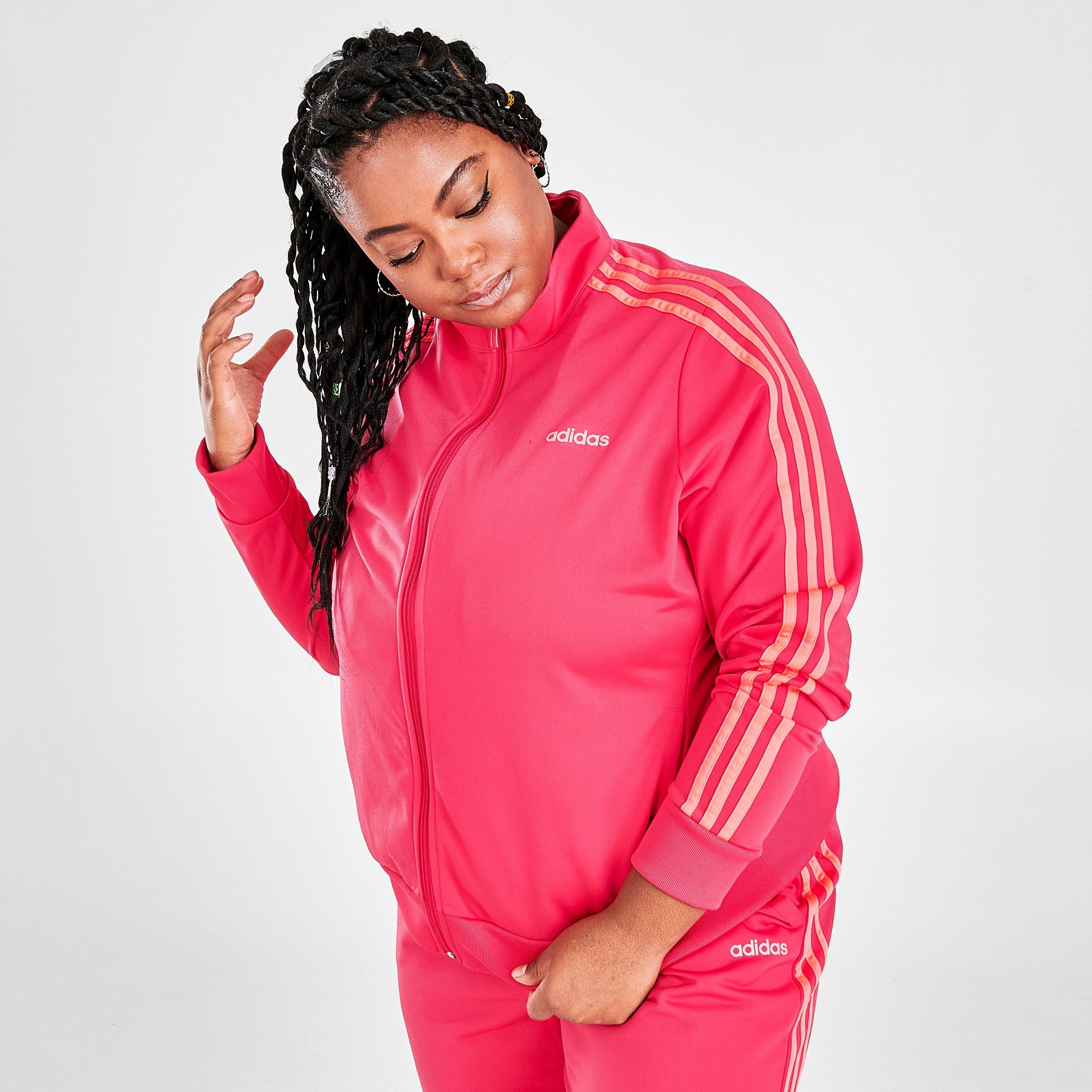 adidas essentials tricot track jacket women's