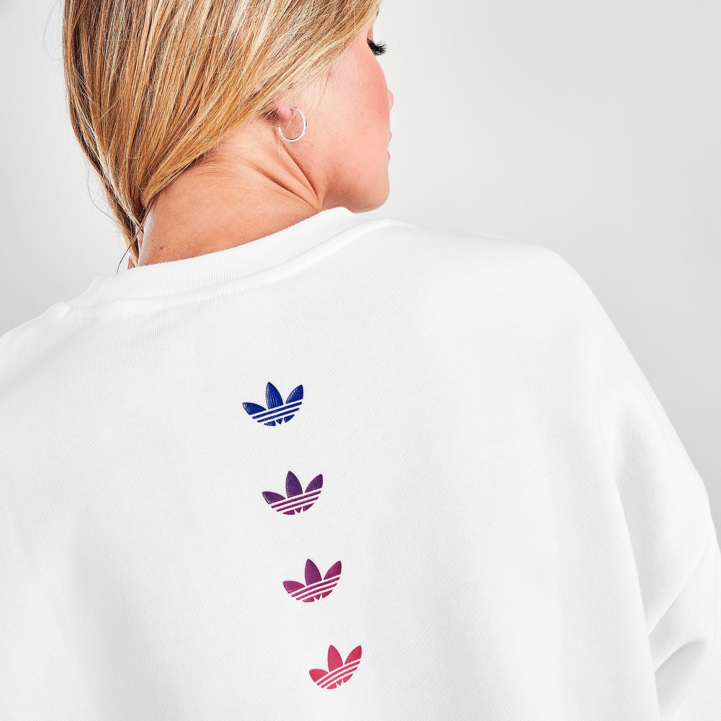 adidas originals repeat trefoil crew sweatshirt