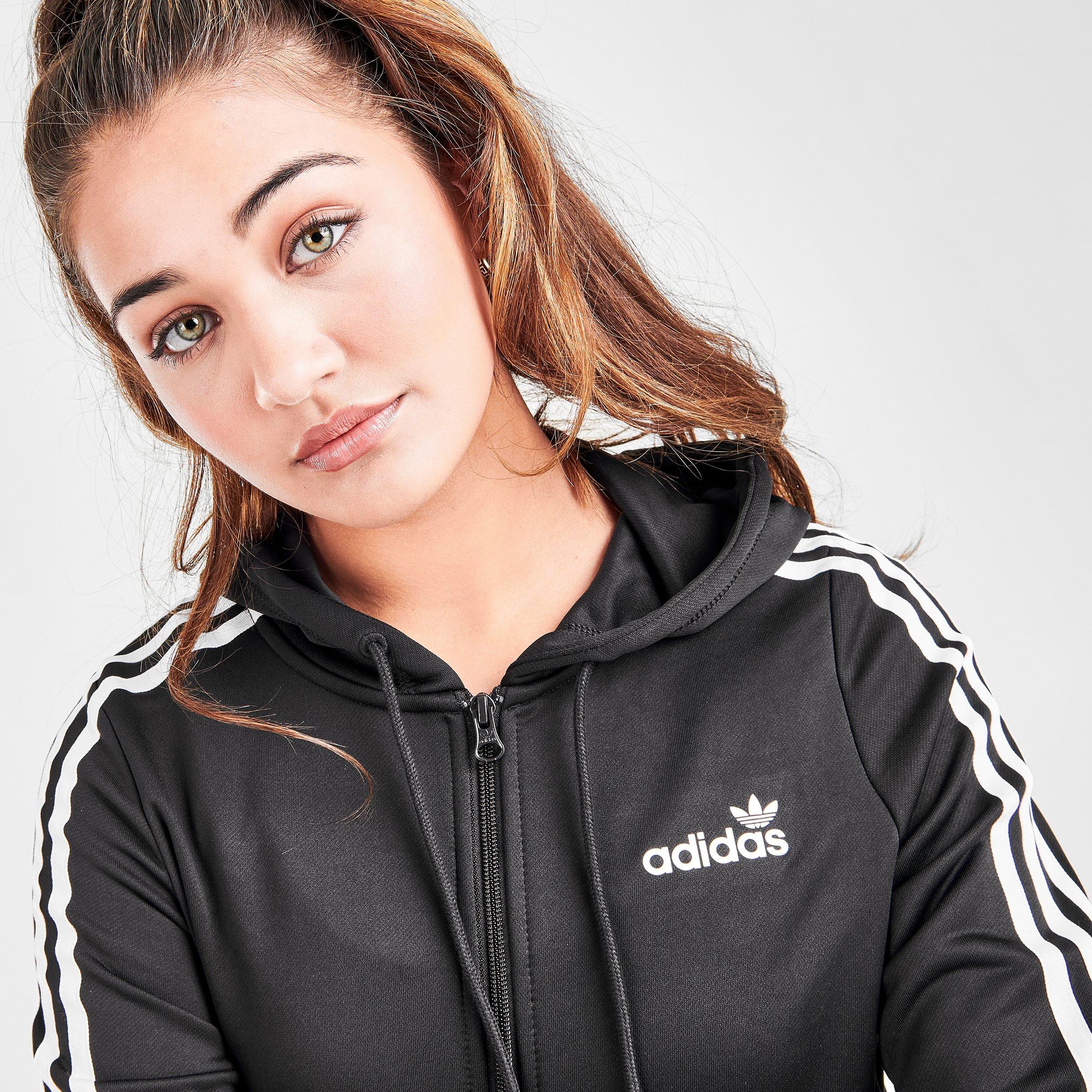 adidas zipper hoodie women's