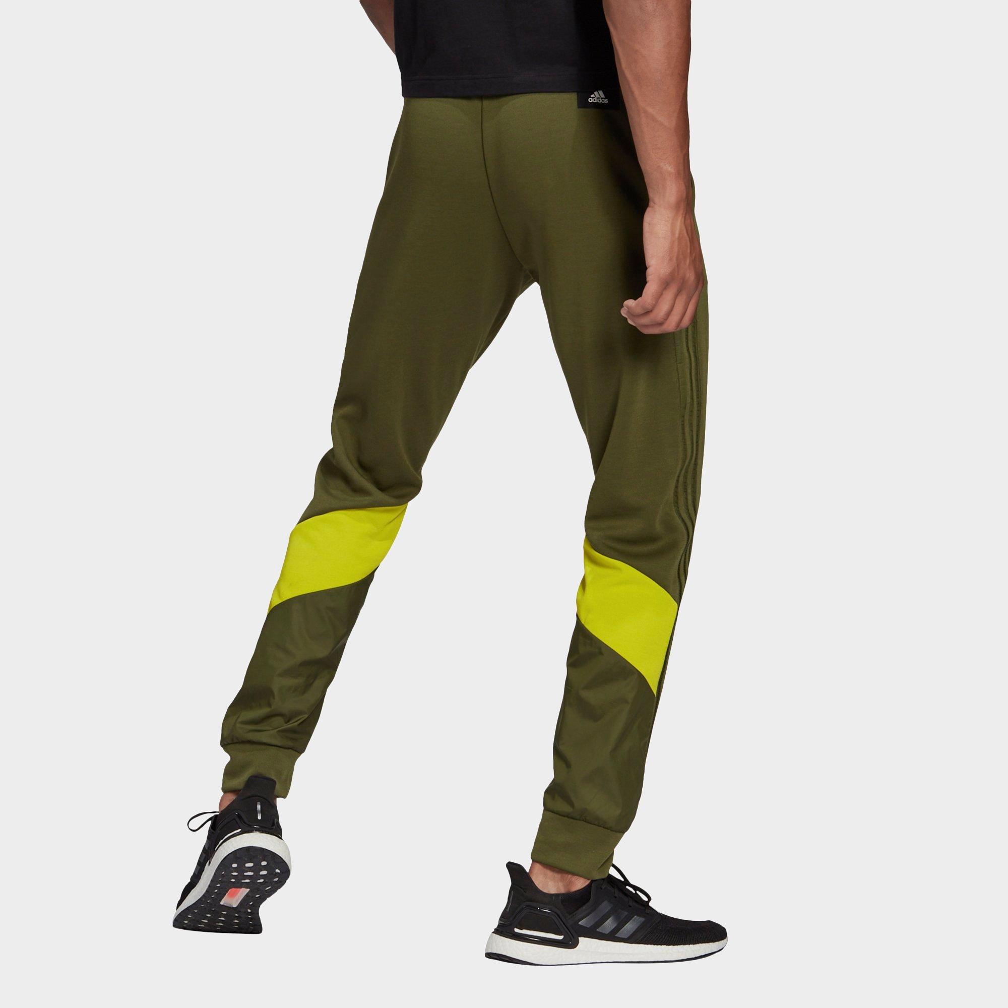 adidas sportswear fabric block tracksuit bottoms