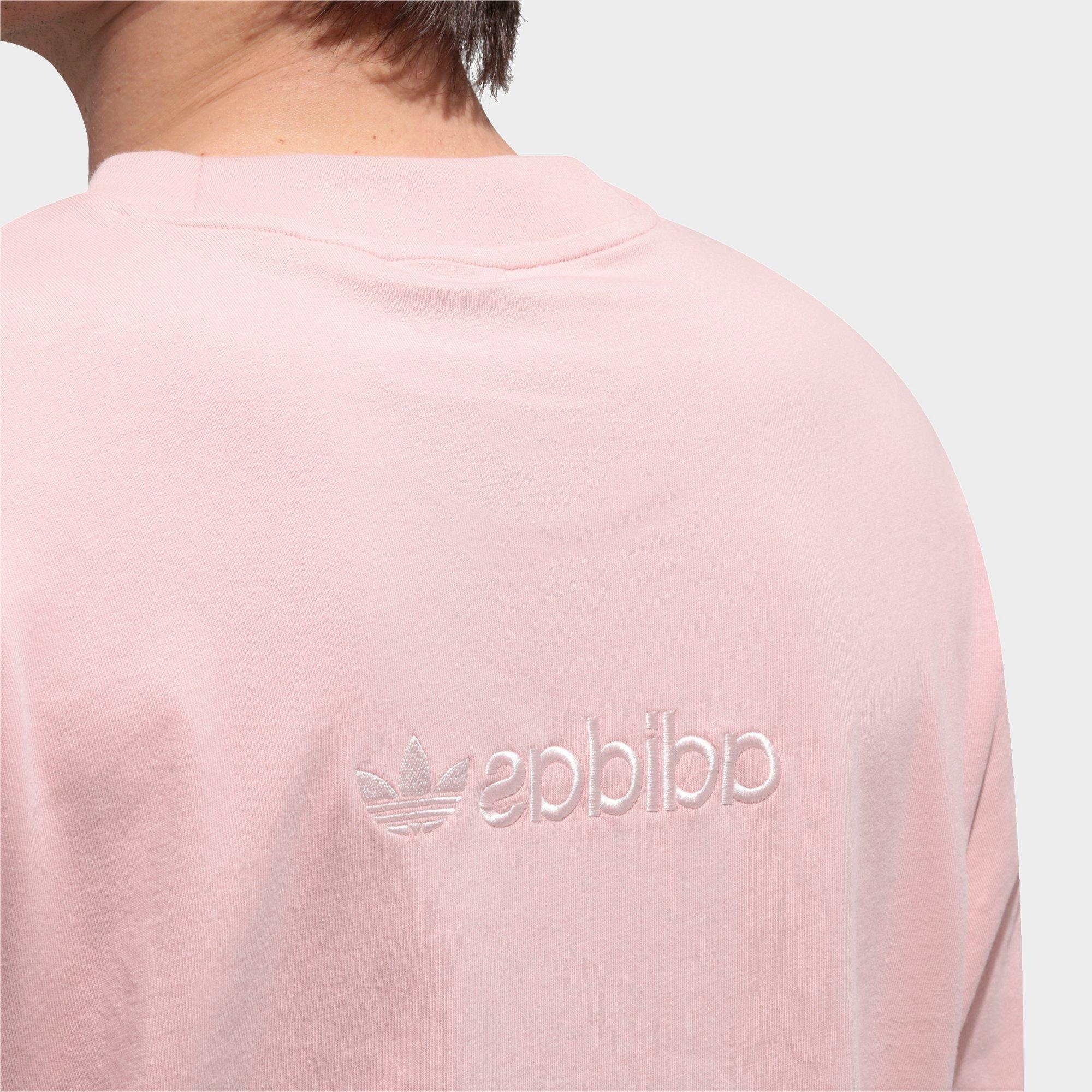 pastel pink adidas shirt