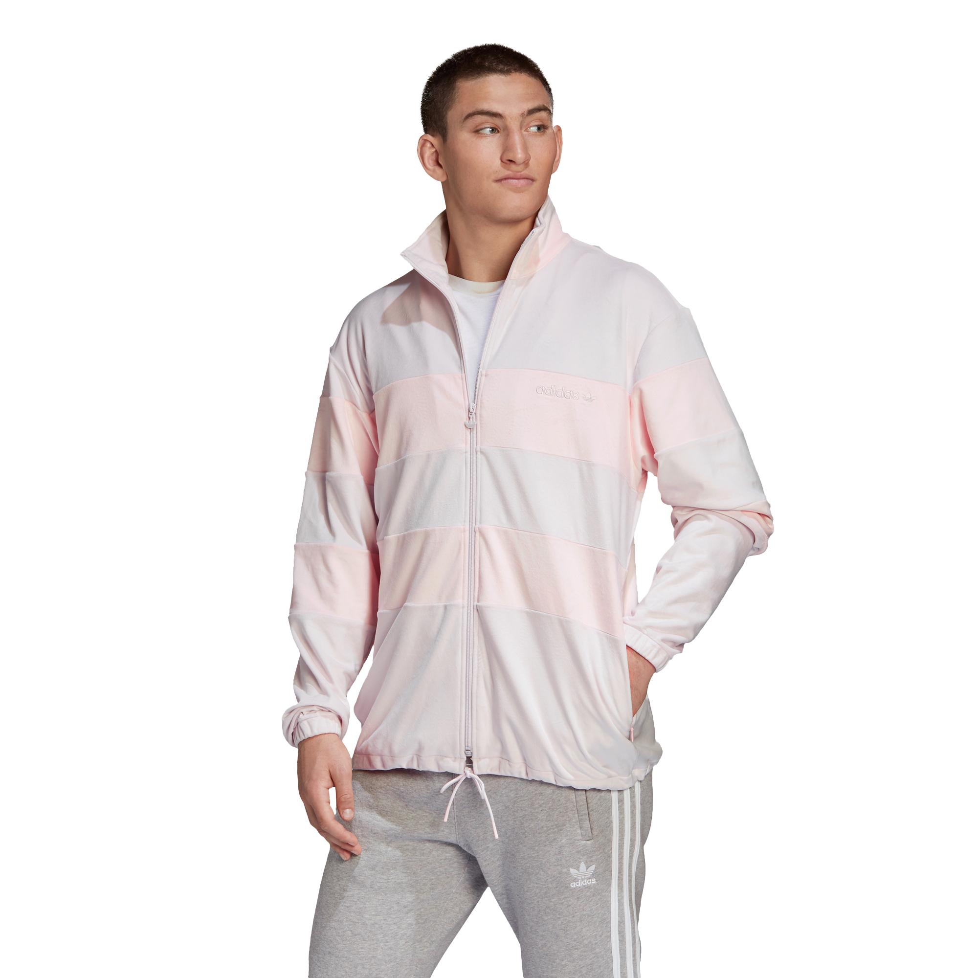 pastel pink adidas hoodie