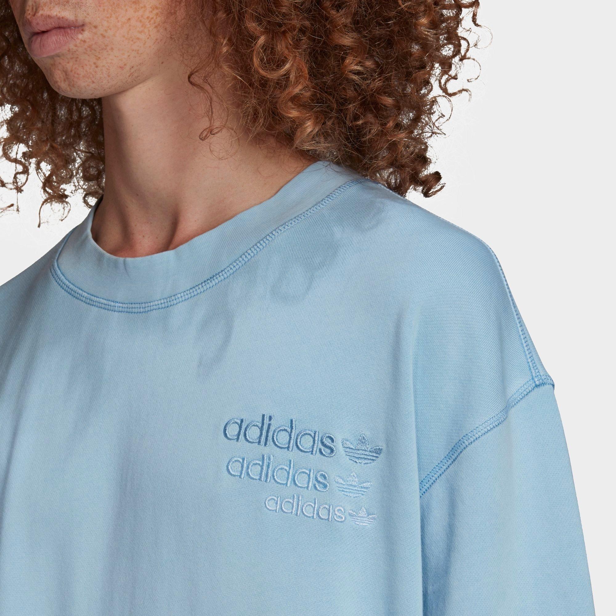 adidas originals overdyed crew sweatshirt women's