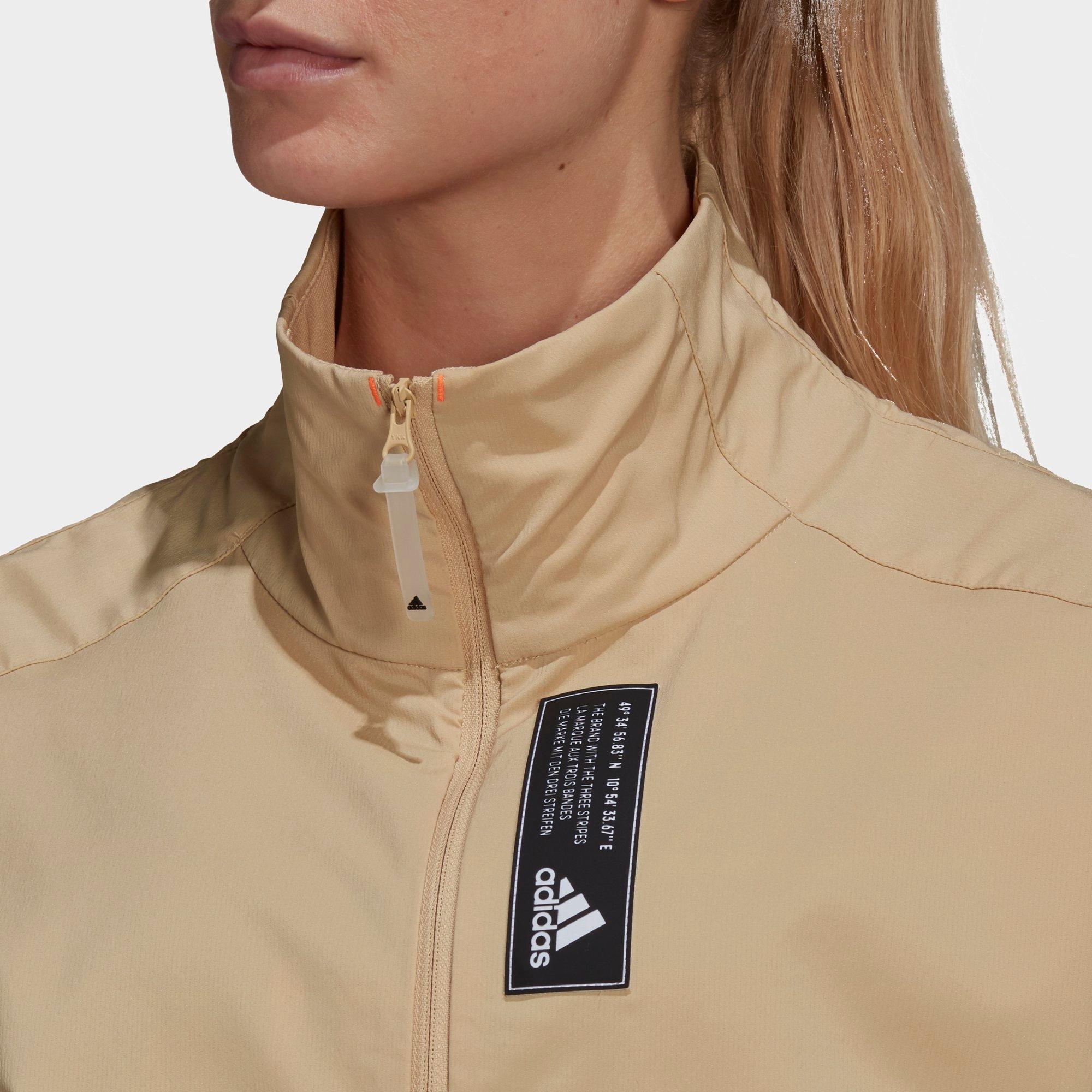 khaki womens adidas jacket