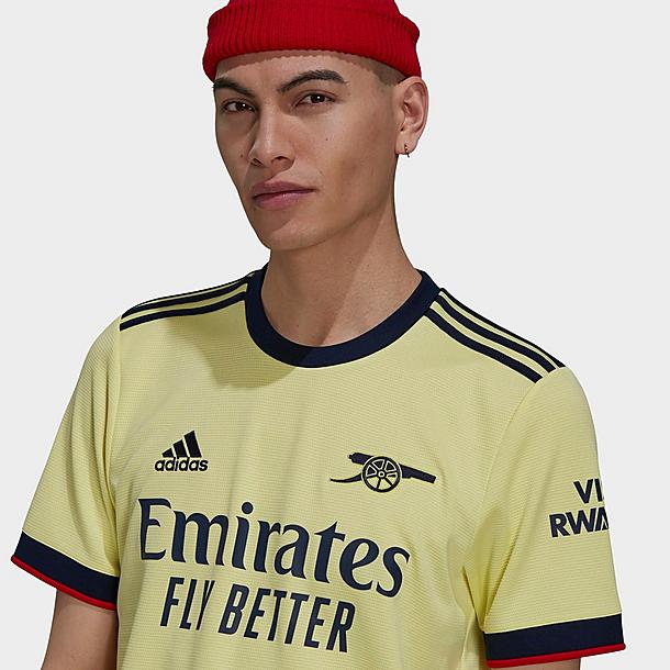 Men's adidas Arsenal 21-22 Away Soccer Jersey Men's adidas Arsenal 21-22 Away Soccer Jersey