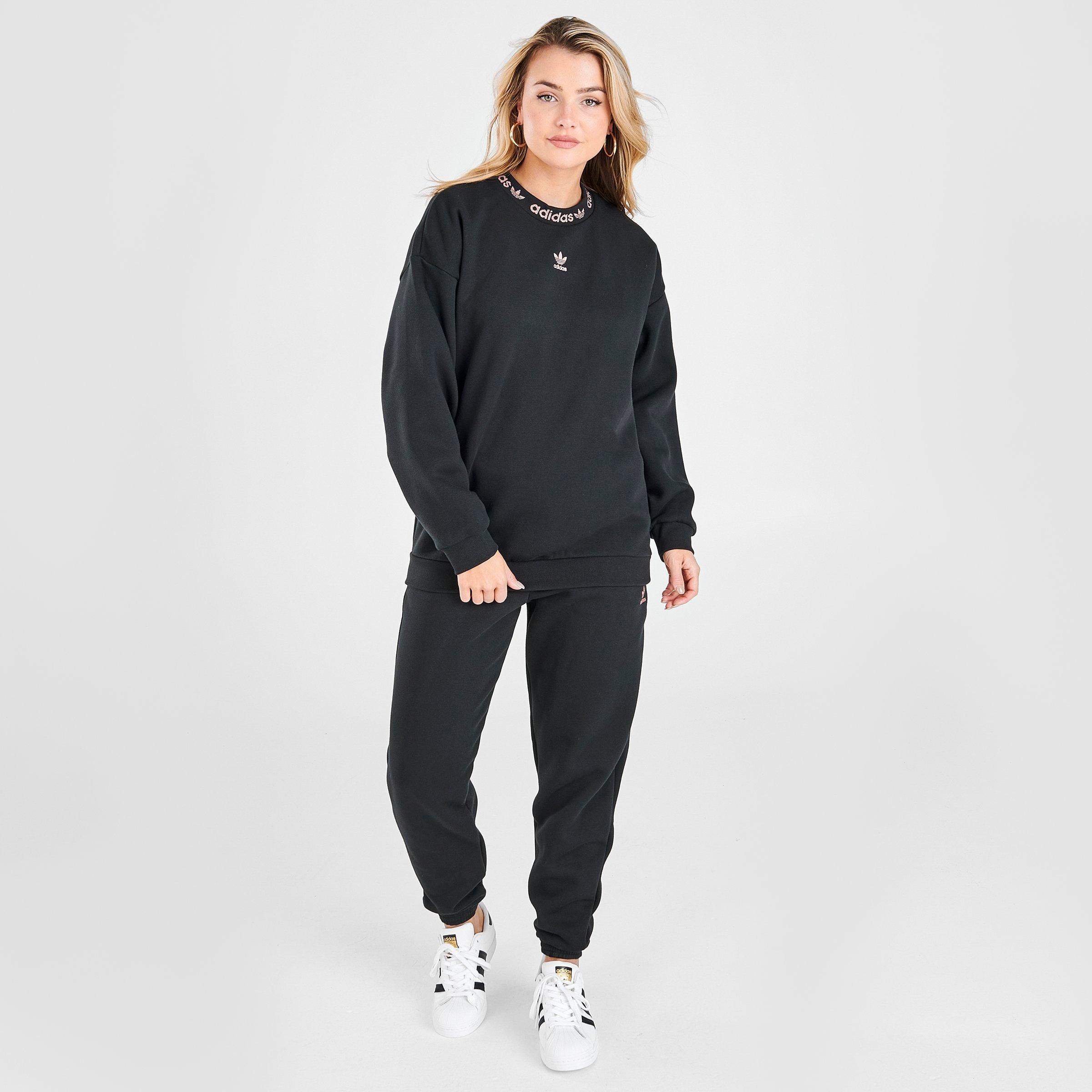 adidas essential boyfriend fit crew sweater