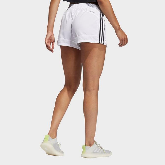 Woman's Shorts adidas Pacer 3-Stripes Woven Shorts Black white