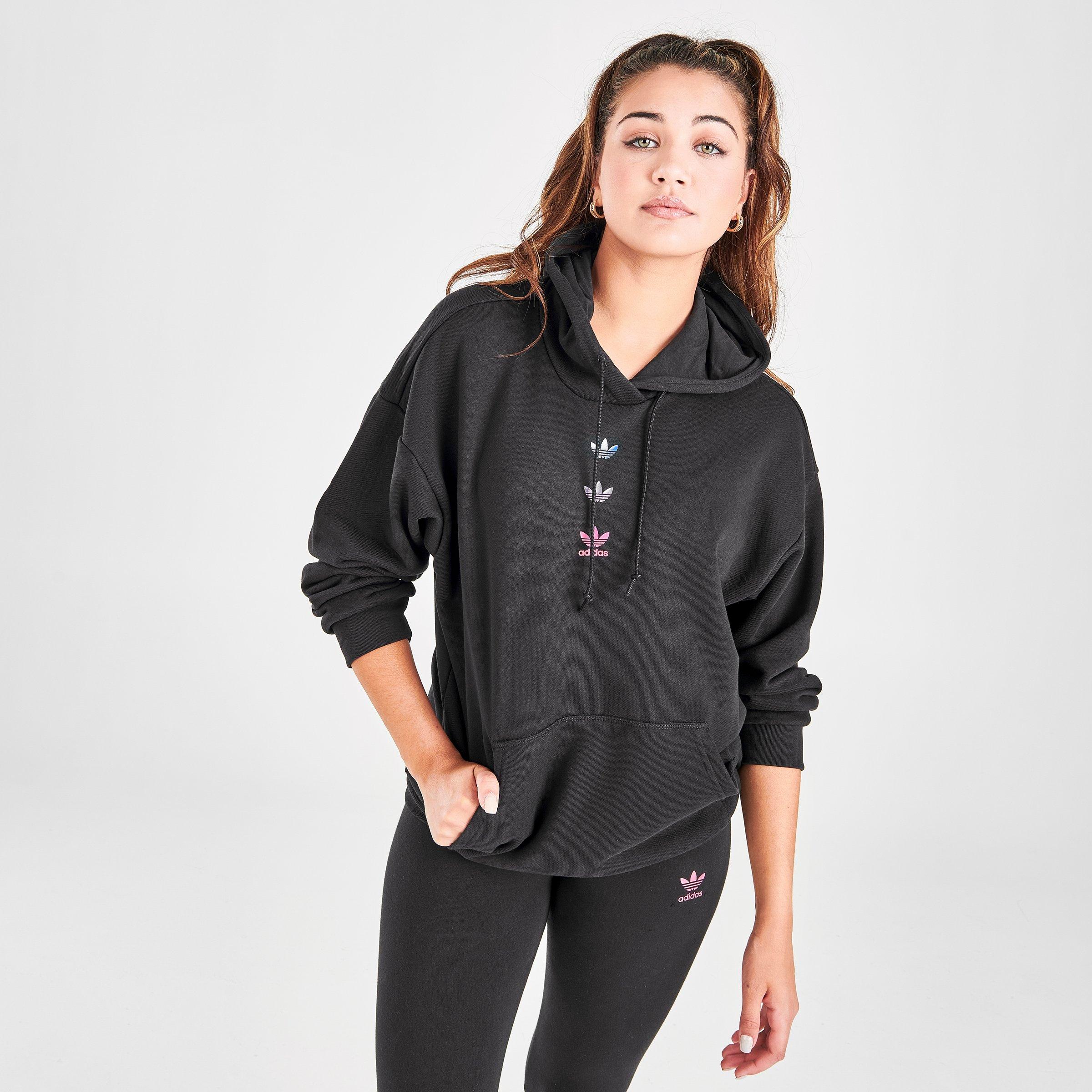 womens black adidas originals hoodie