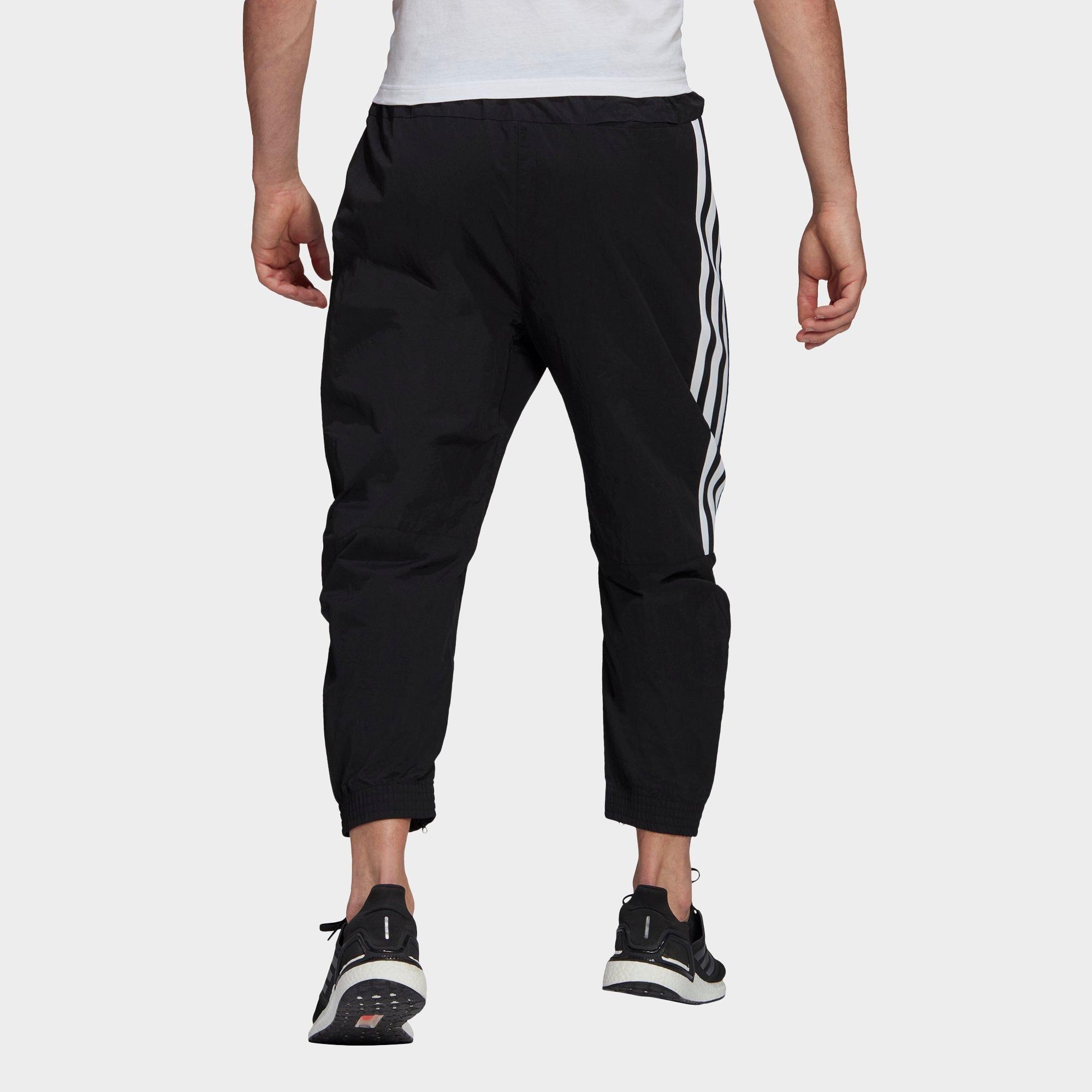 adidas 3 stripe woven joggers