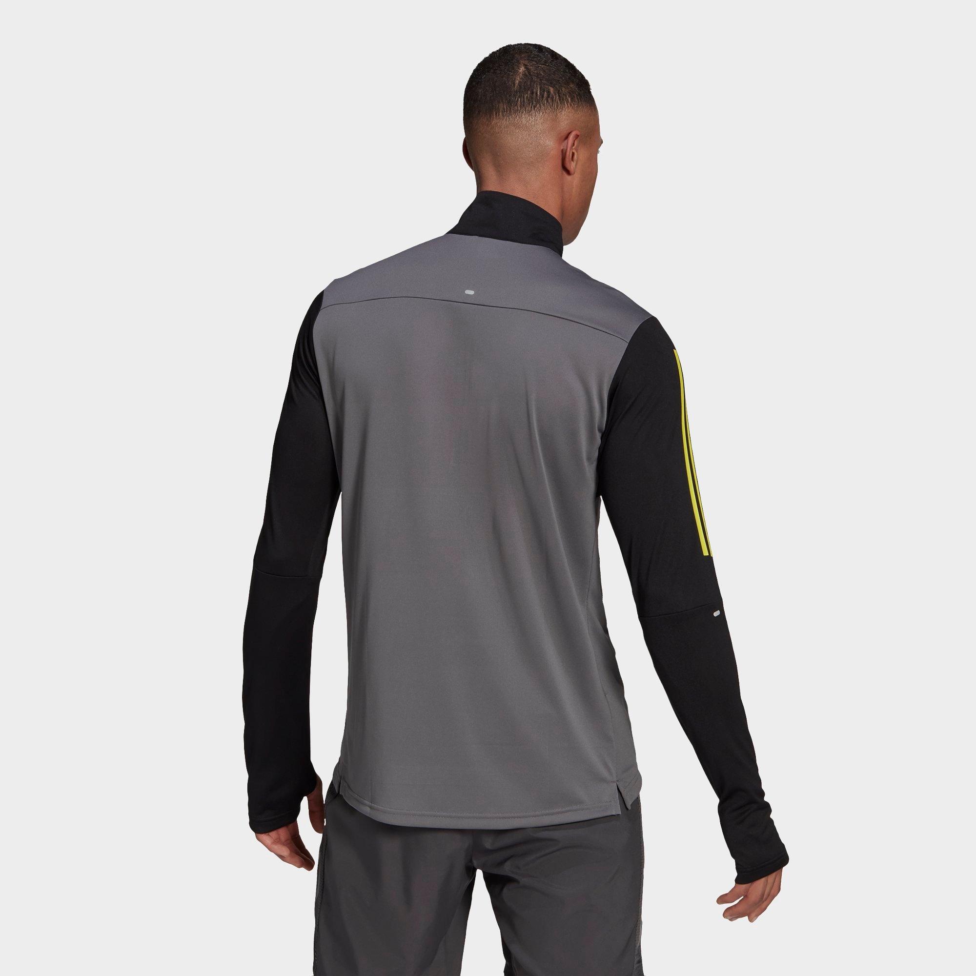 adidas half zip running top