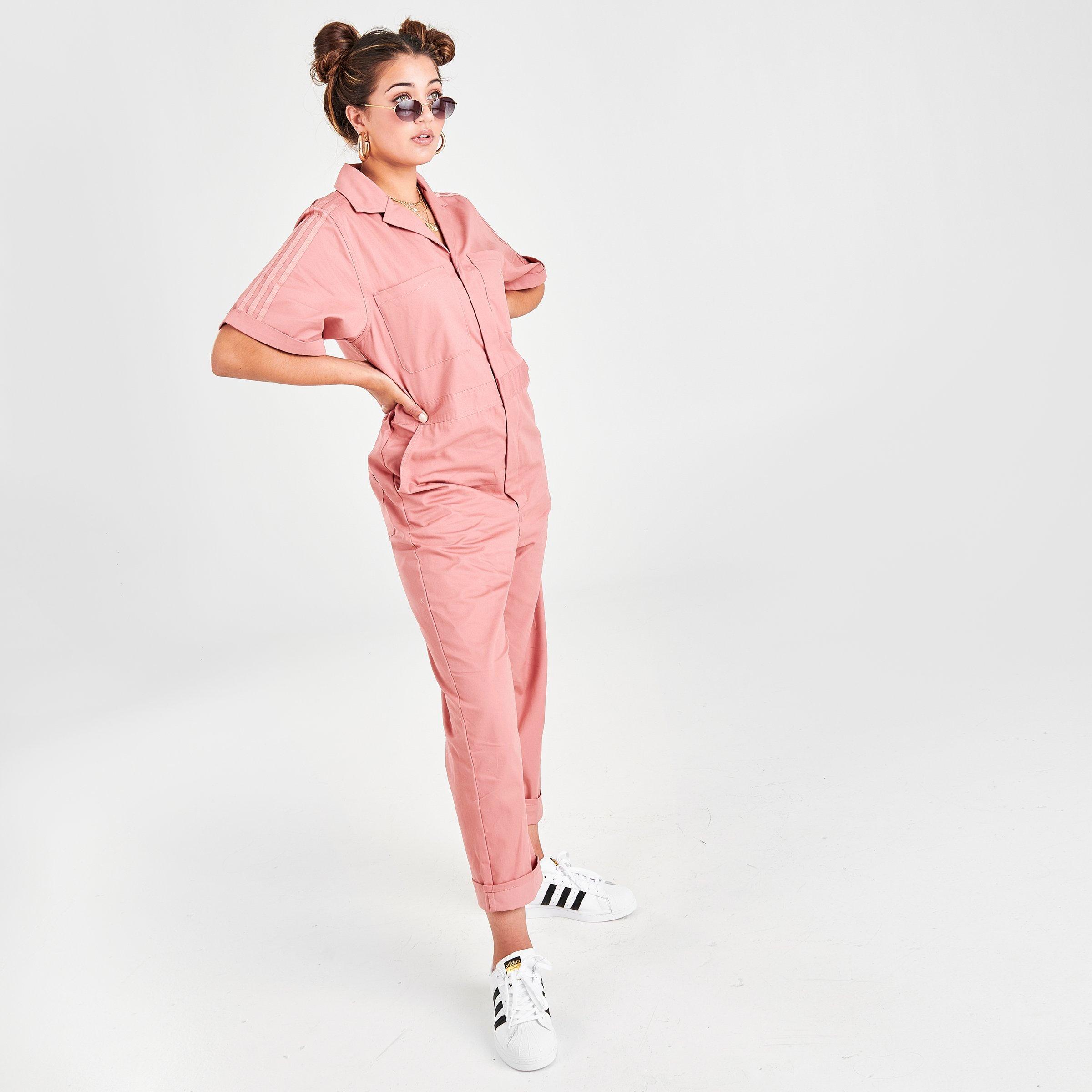 adidas jumpsuit pink