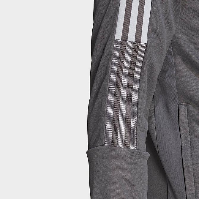 On Model 5 view of Men's adidas Tiro 21 Track Jacket in Team Grey Four Click to zoom