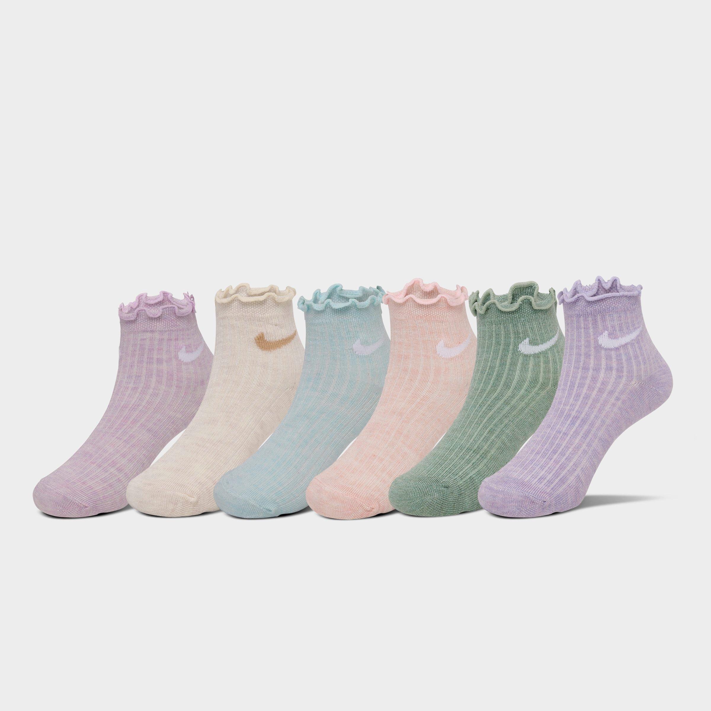 Little Kids' Nike Preschool Lettuce Welt 6-Pack Quarter Socks