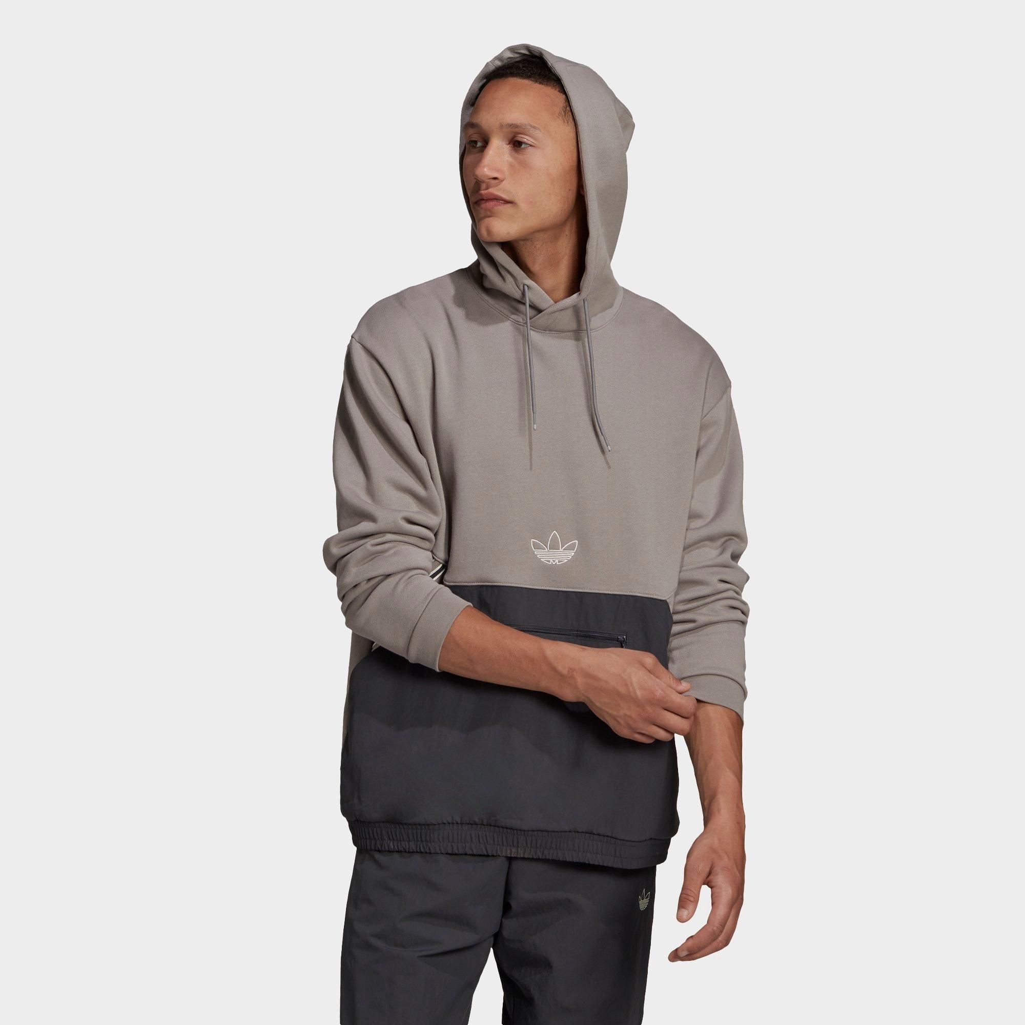 adidas originals mixed hoodie