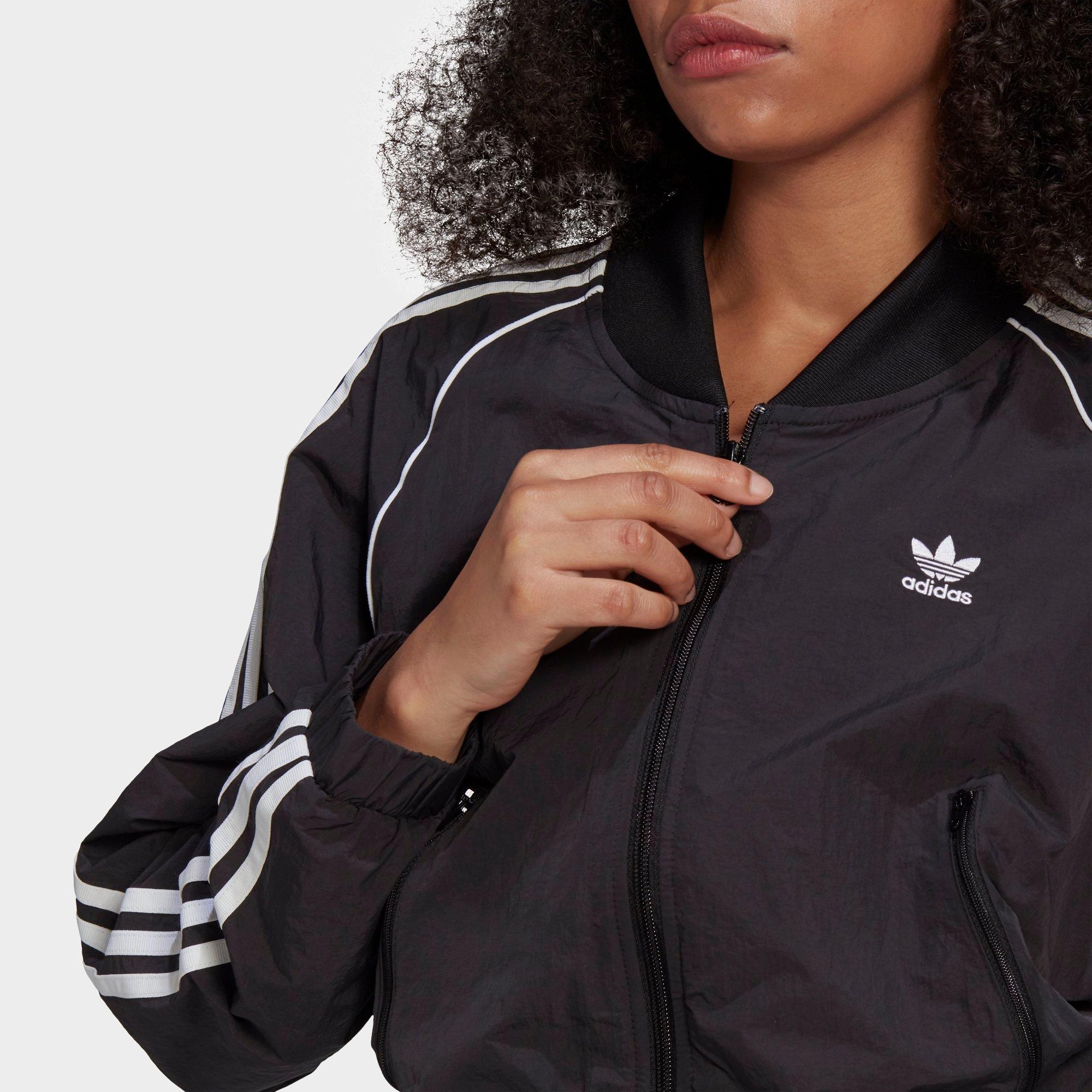 adidas cropped track jacket