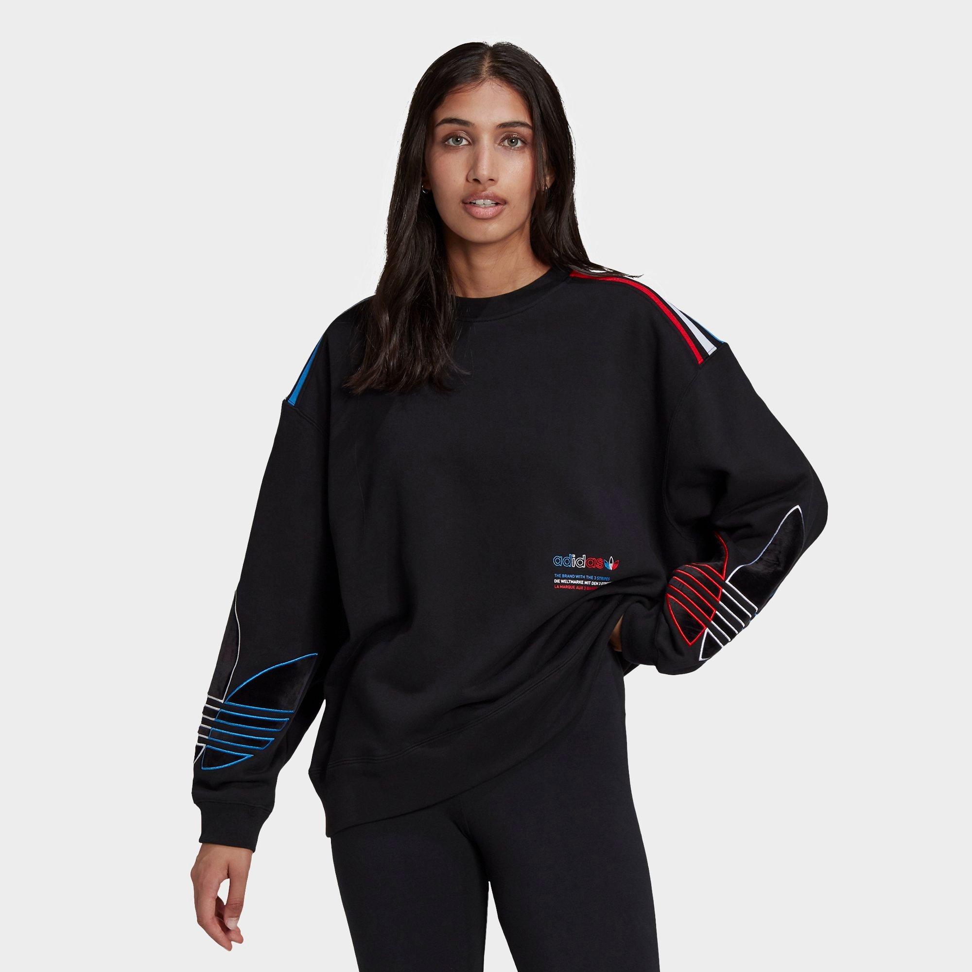 adidas originals adicolor sweatshirt in black