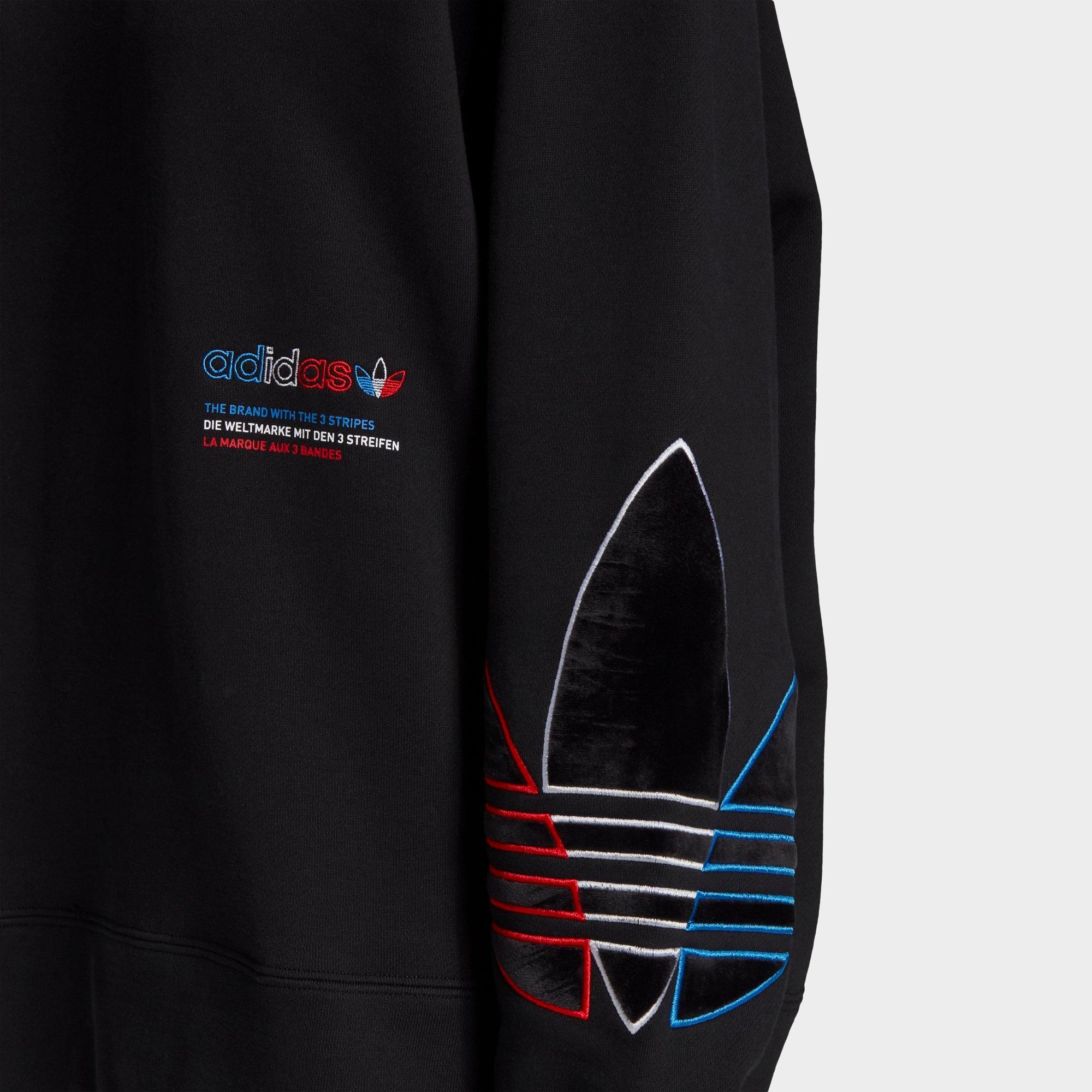 adidas tri color sweatshirt