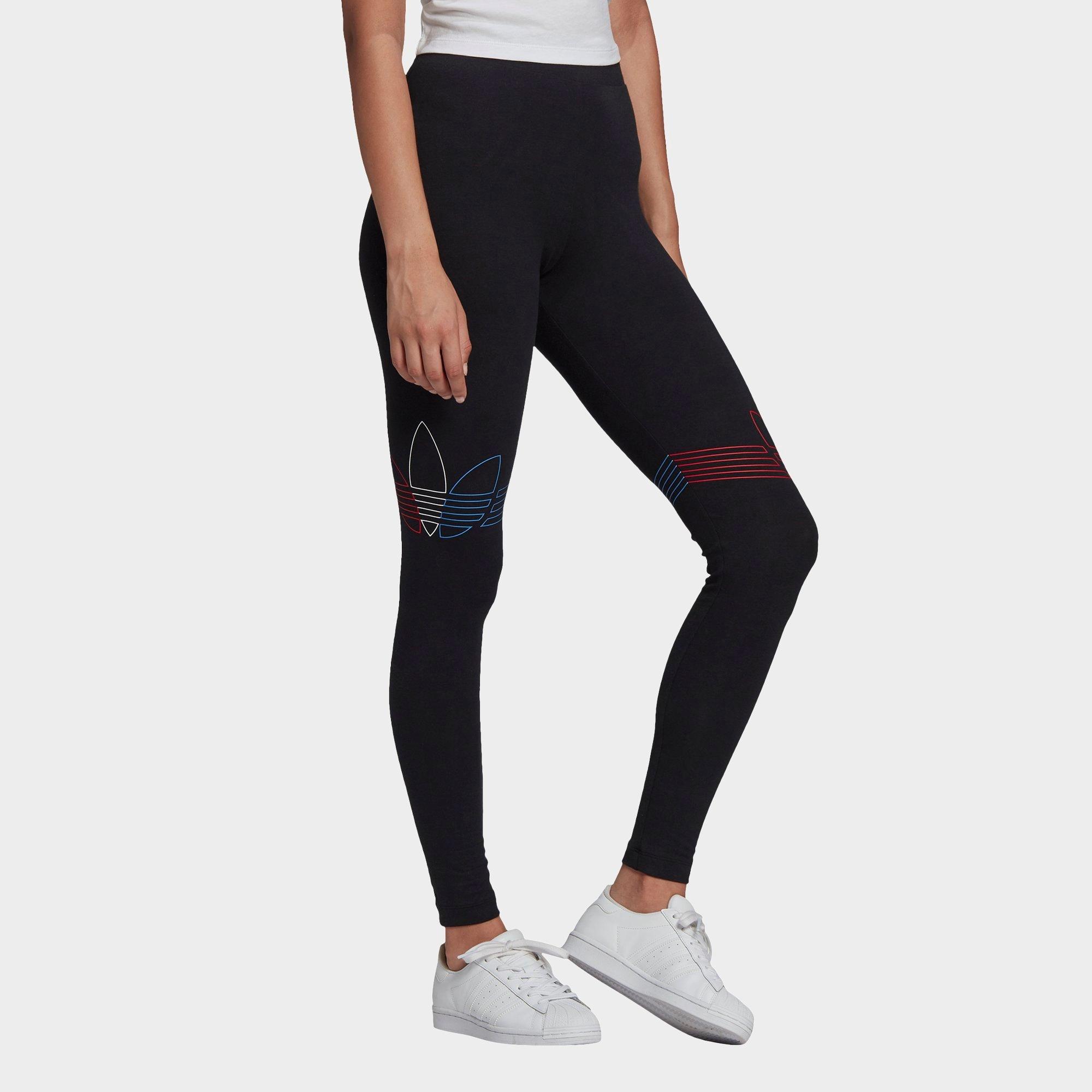 adidas originals adicolor trefoil leggings in black