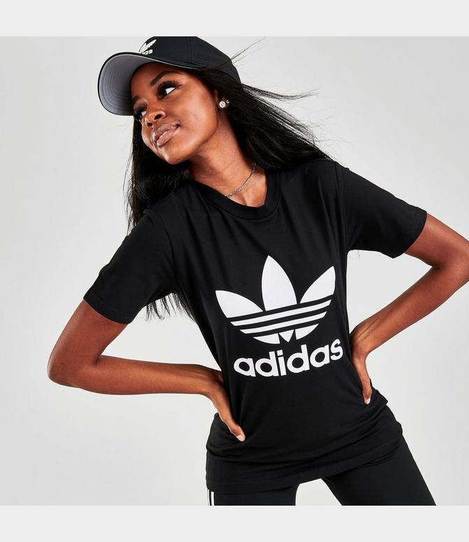 Women's adidas Originals Trefoil T-Shirt| Finish Line Women's adidas Originals Trefoil T-Shirt| Finish Line