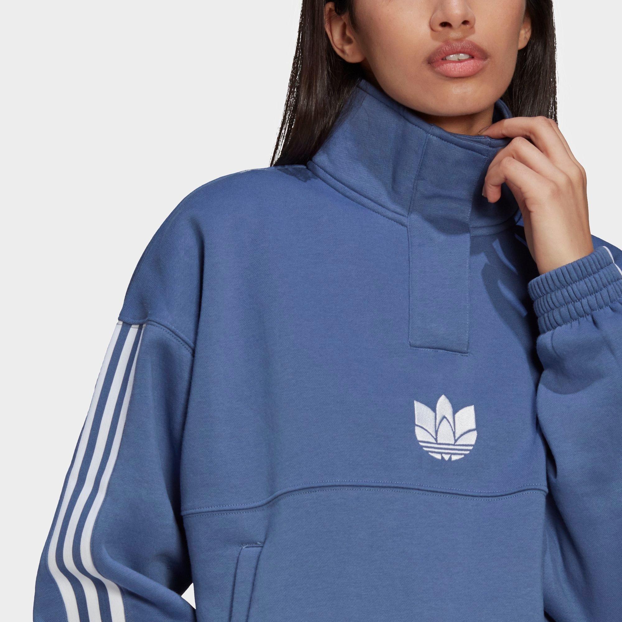 adidas originals half zip sweatshirt