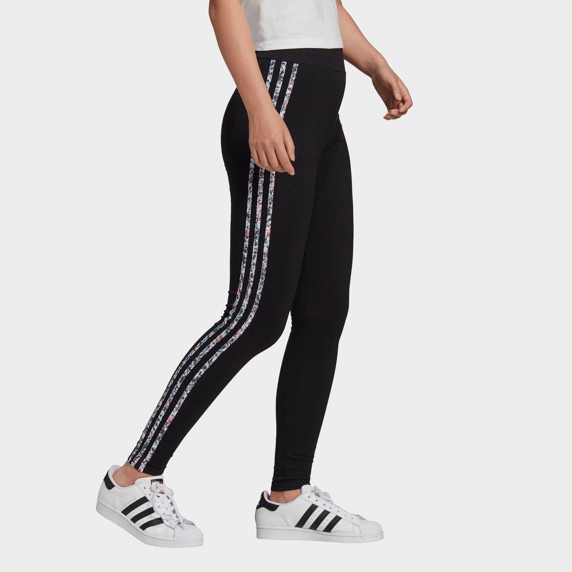 adidas originals adicolor trefoil leggings in black