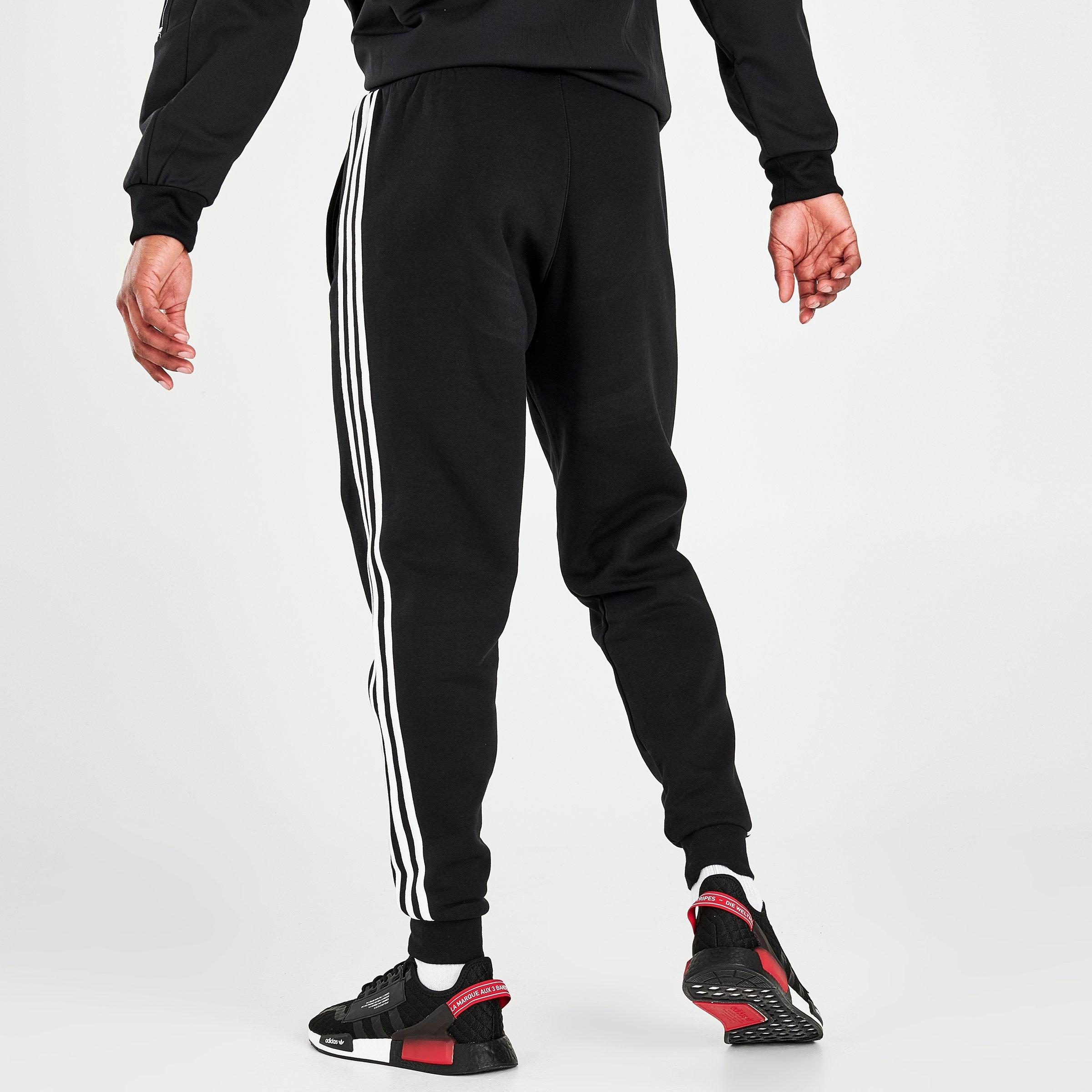 adidas pants 3 stripes black