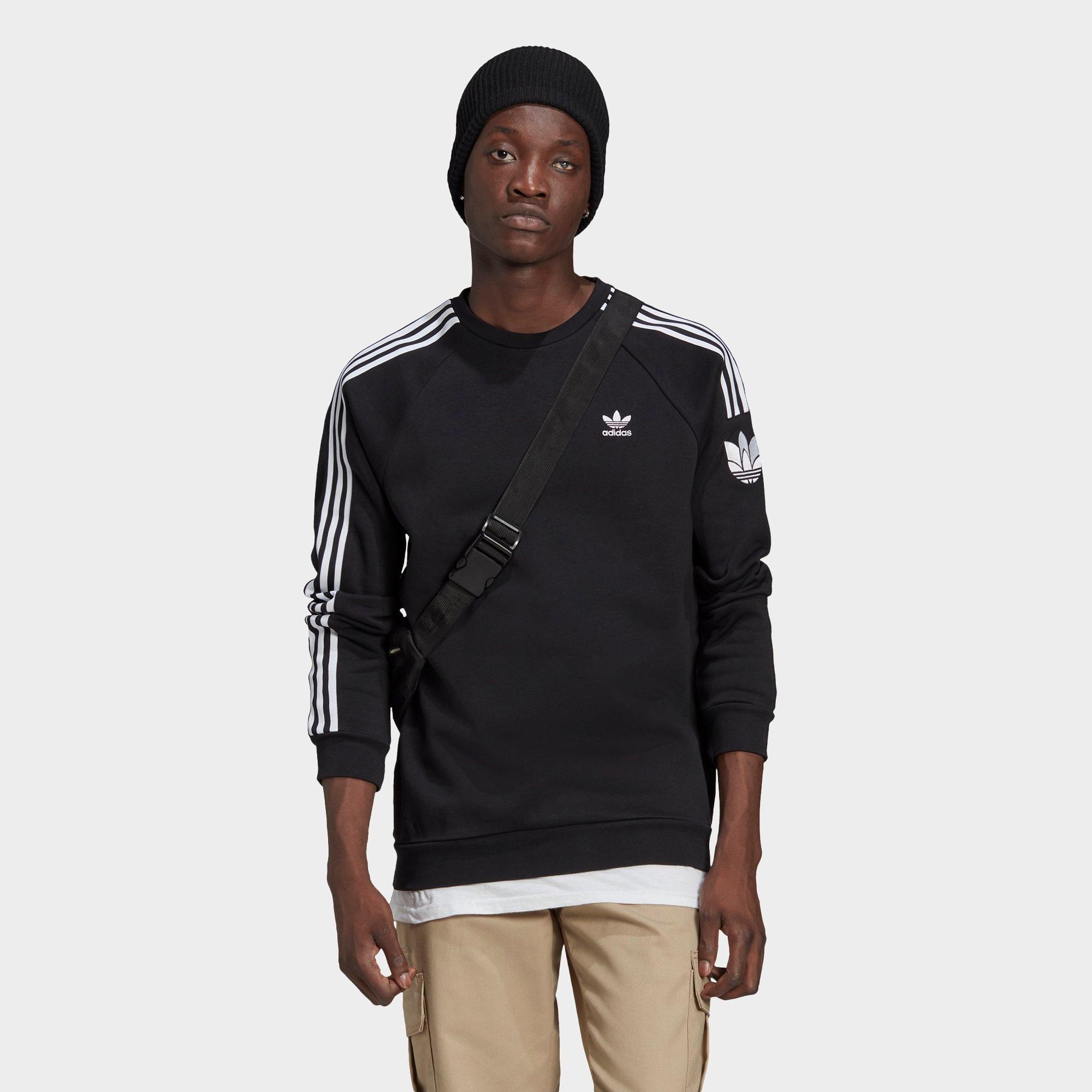 adidas originals adicolour crew neck sweatshirt with 3 stripe logo