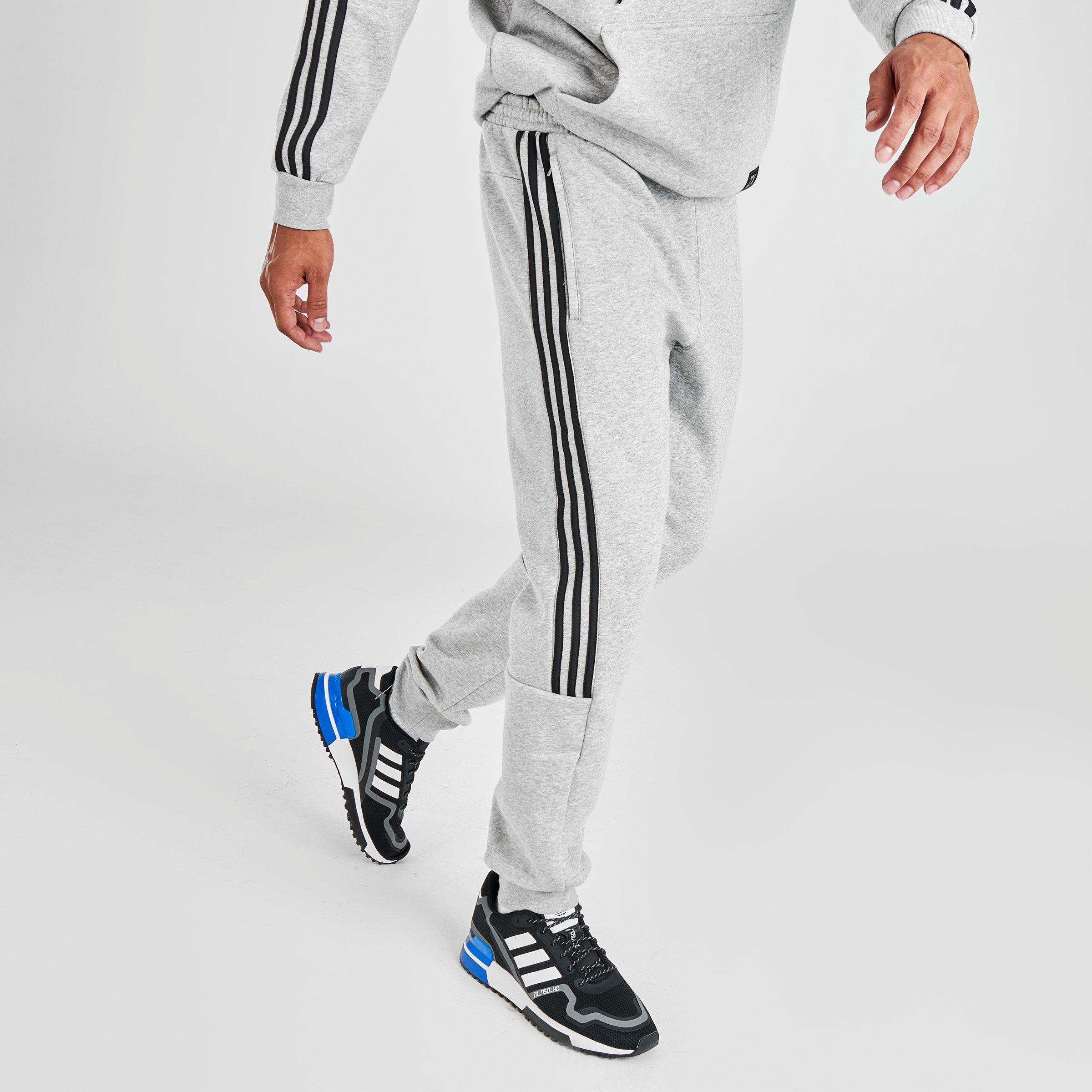 adidas medium grey heather joggers