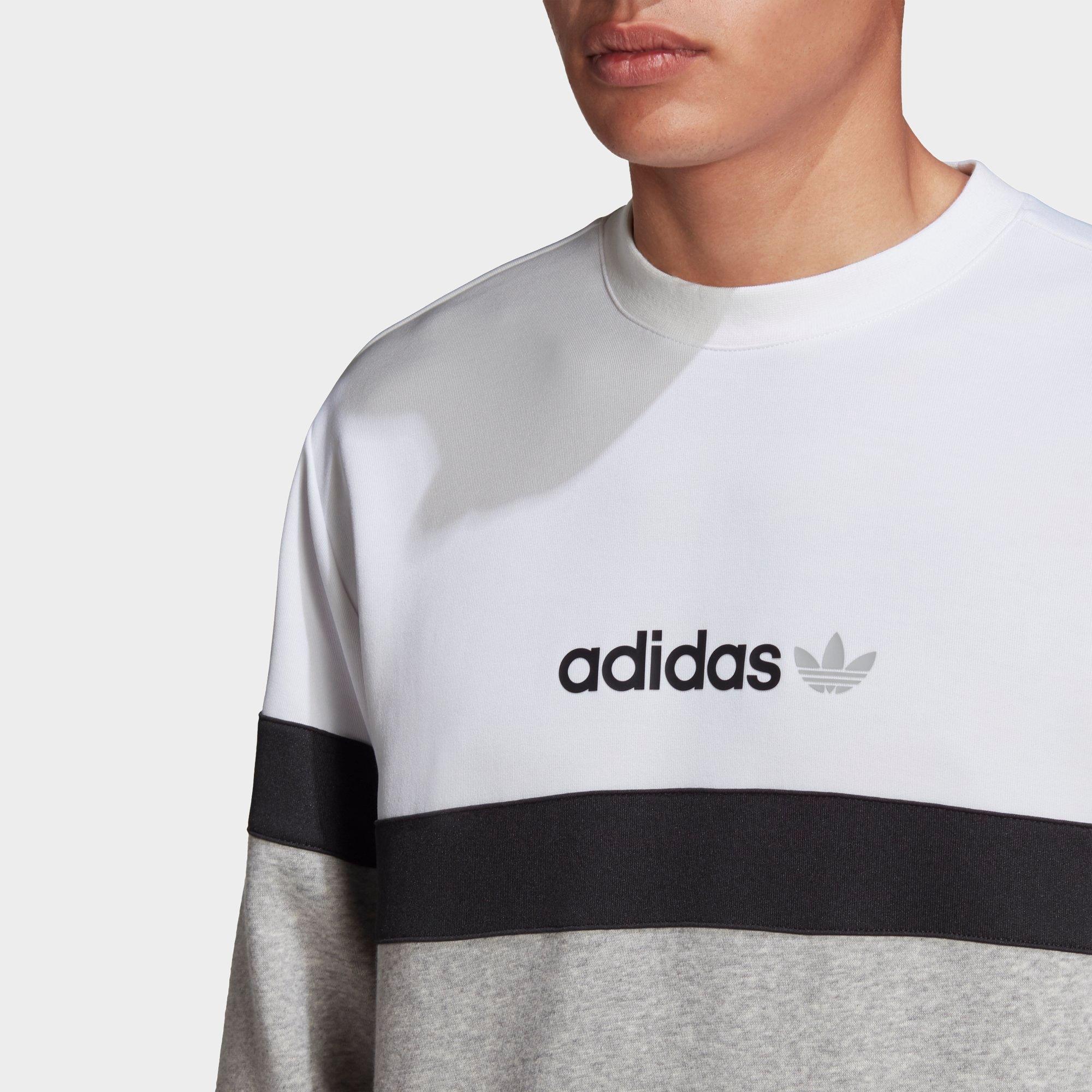 black adidas crew neck