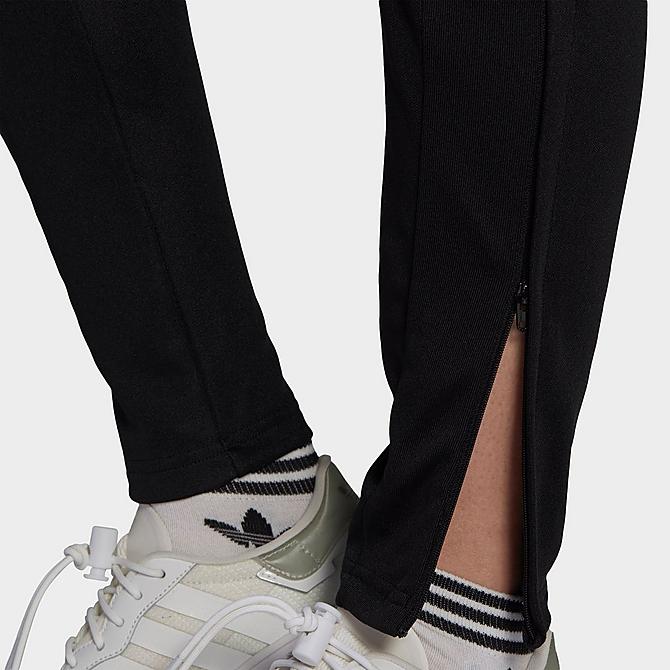 Back Right view of Women's adidas Tiro 21 Track Pants in Black Click to zoom