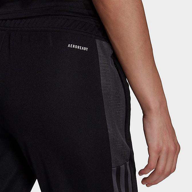On Model 5 view of Women's adidas Tiro 21 Track Pants in Black Click to zoom