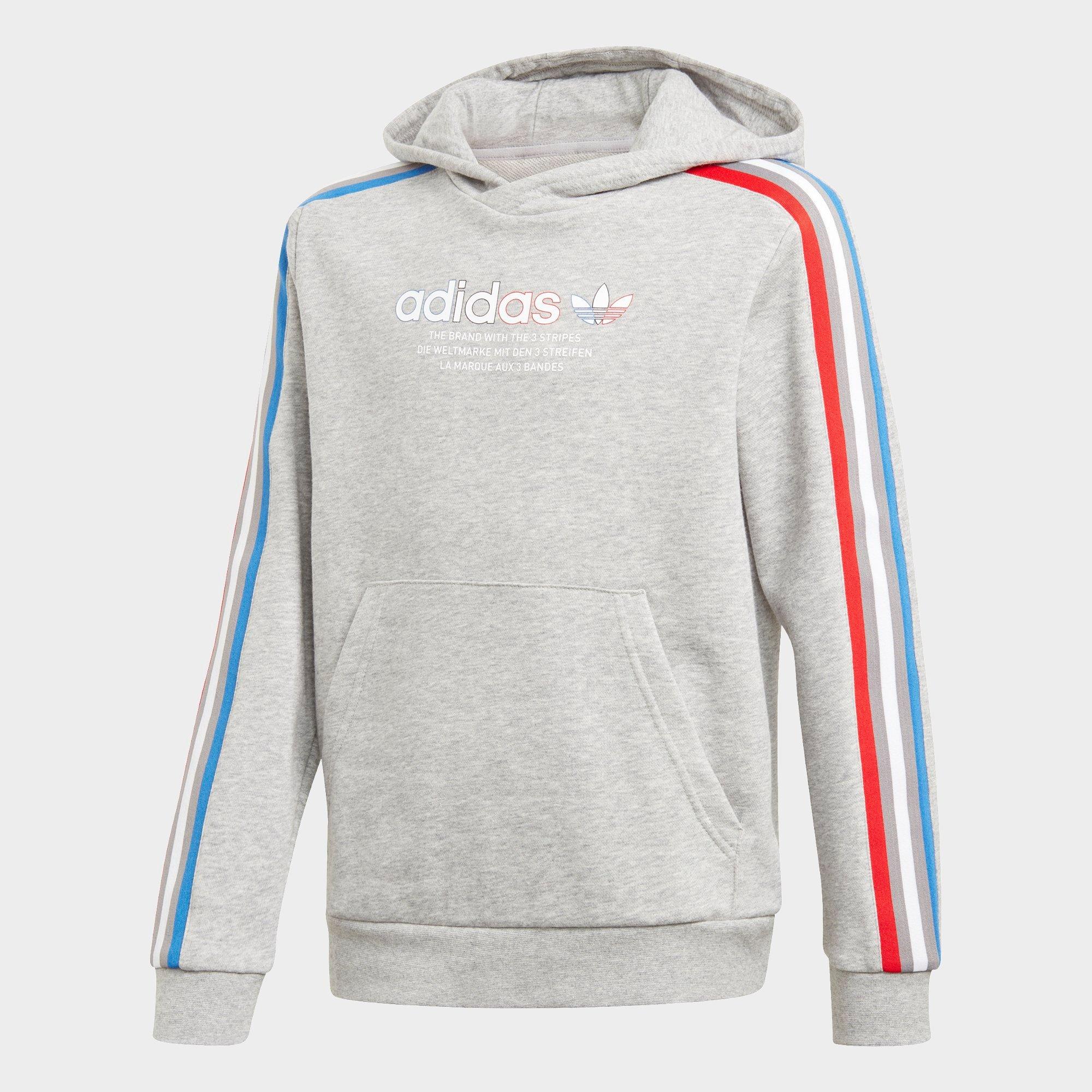 adidas grey hoodie kids