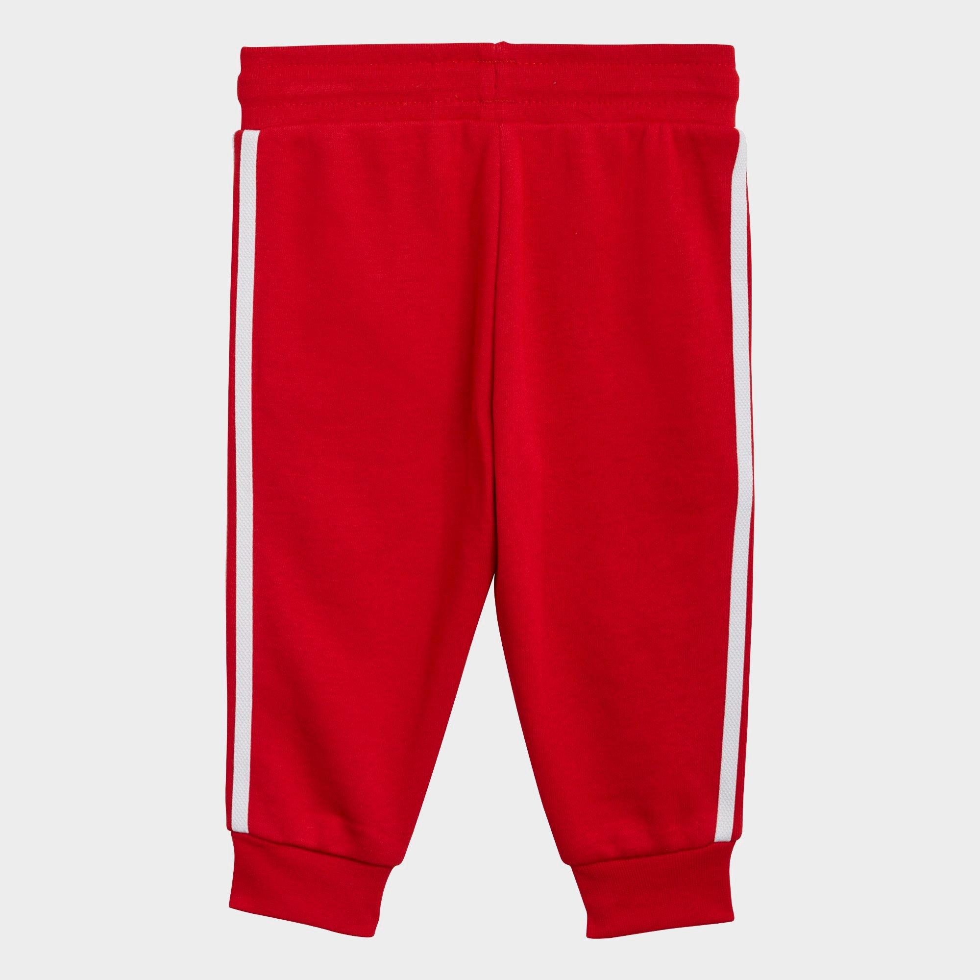 red adidas pants kids