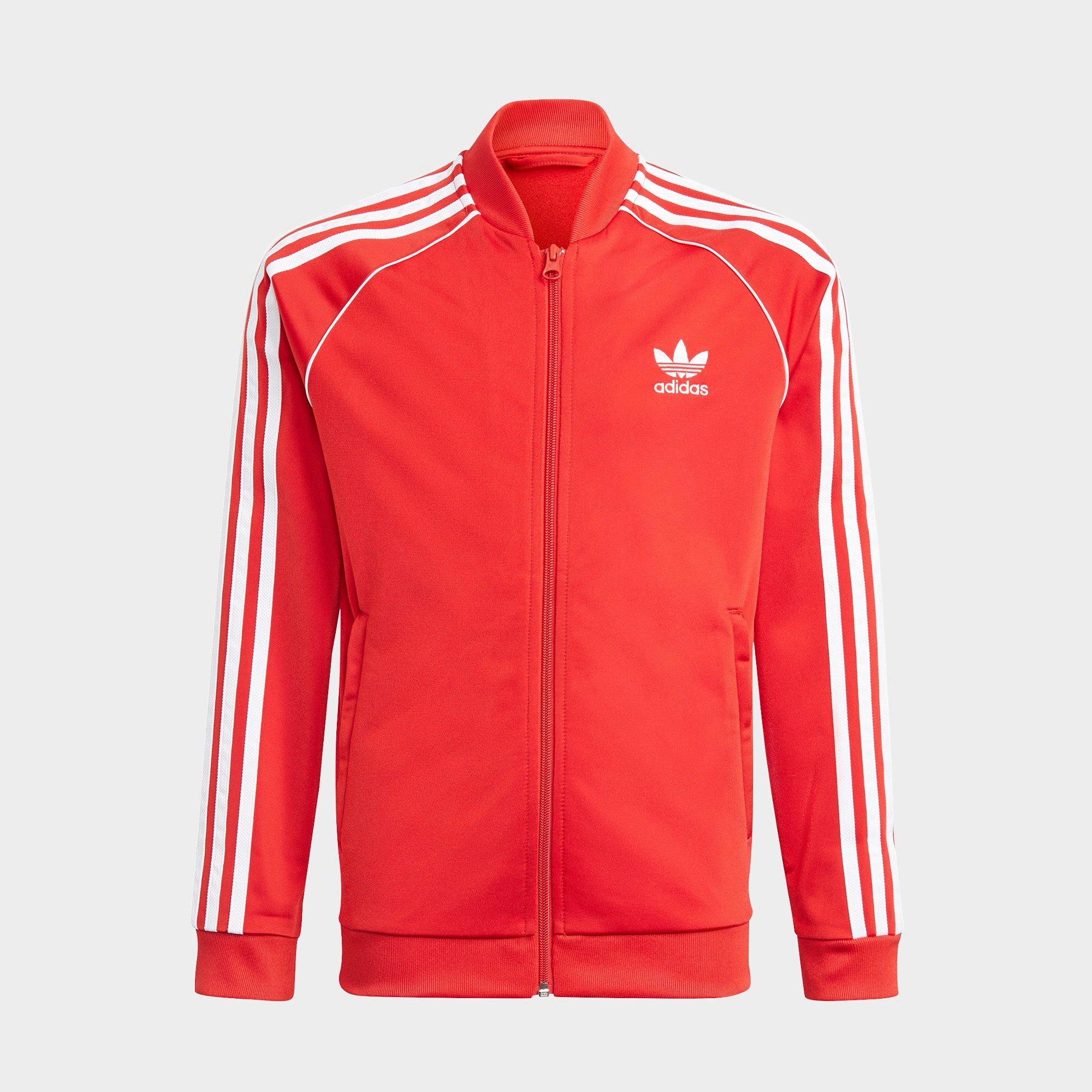 adidas originals adicolor track jacket in white