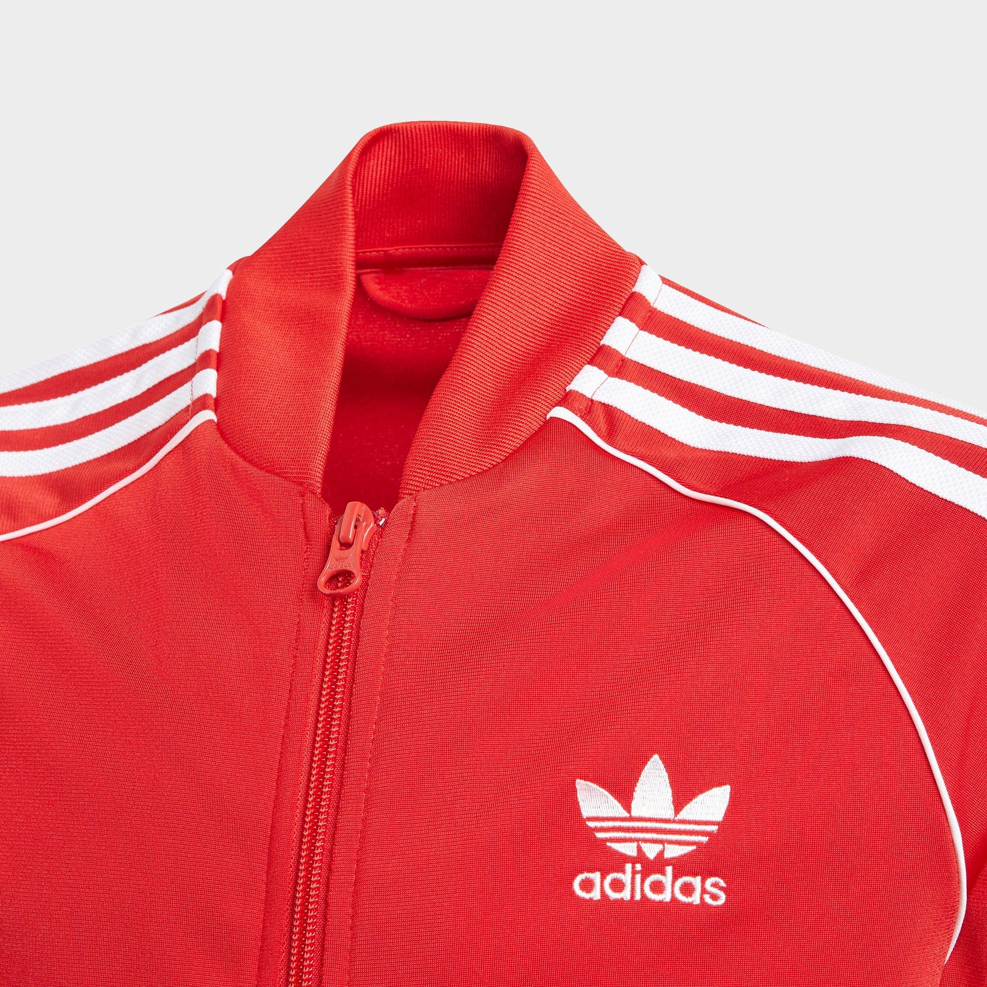 adidas originals adicolor track jacket in white